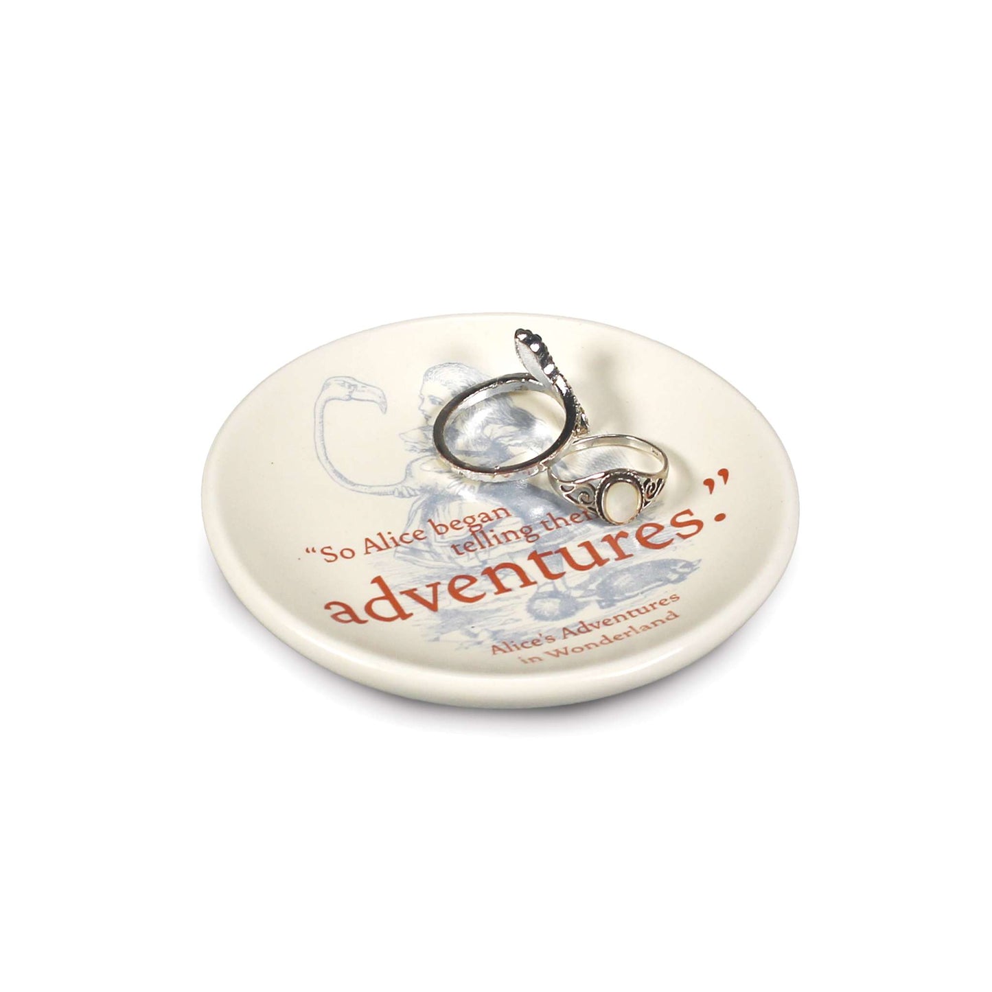 Alice in Wonderland Jewelry Ring Coin Tray
