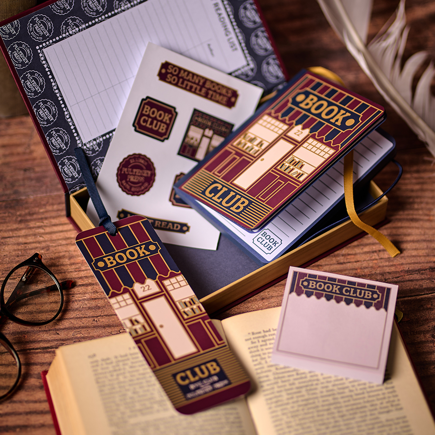 Book Lover Stationery Gift Set - Book Club