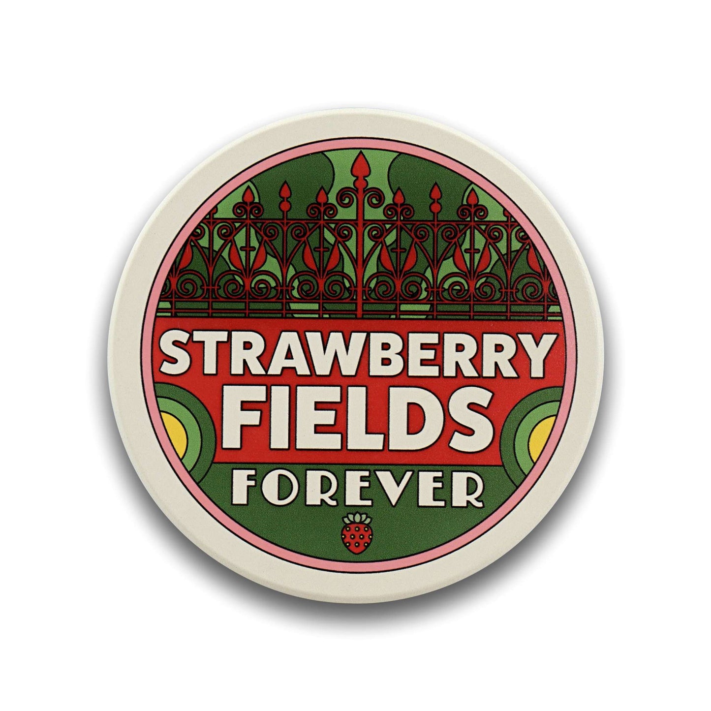 The Beatles Strawberry Fields Coaster