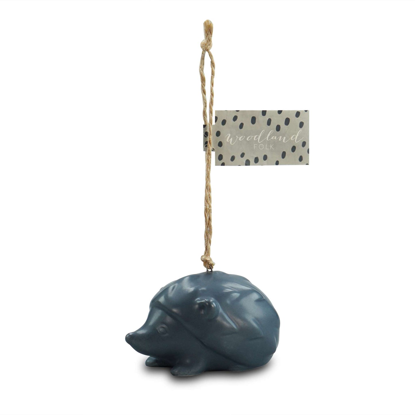 Hanging Decoration Woodland Animal Hedgehog Navy