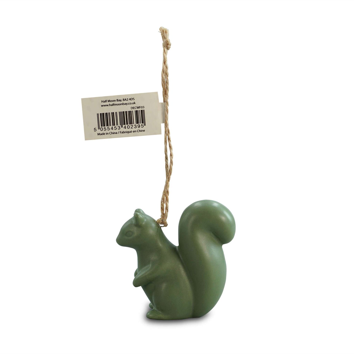 Hanging Decoration Woodland Animal Squirrel Green