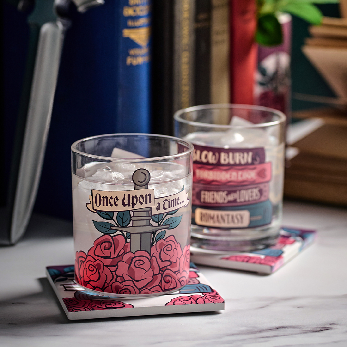 Romantasy Drinking Glasses