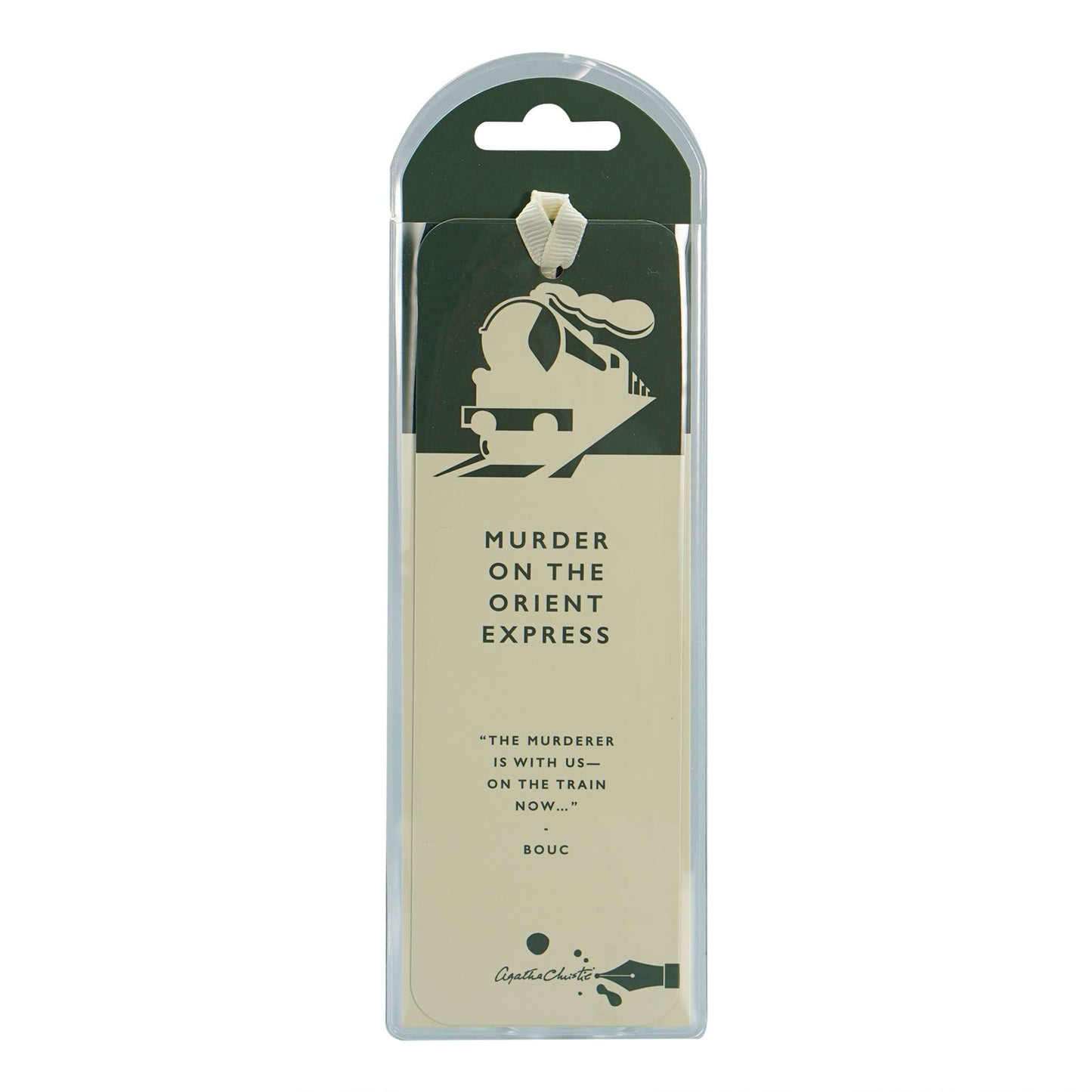 Agatha Christie Murder on the Orient Express Paper Bookmark