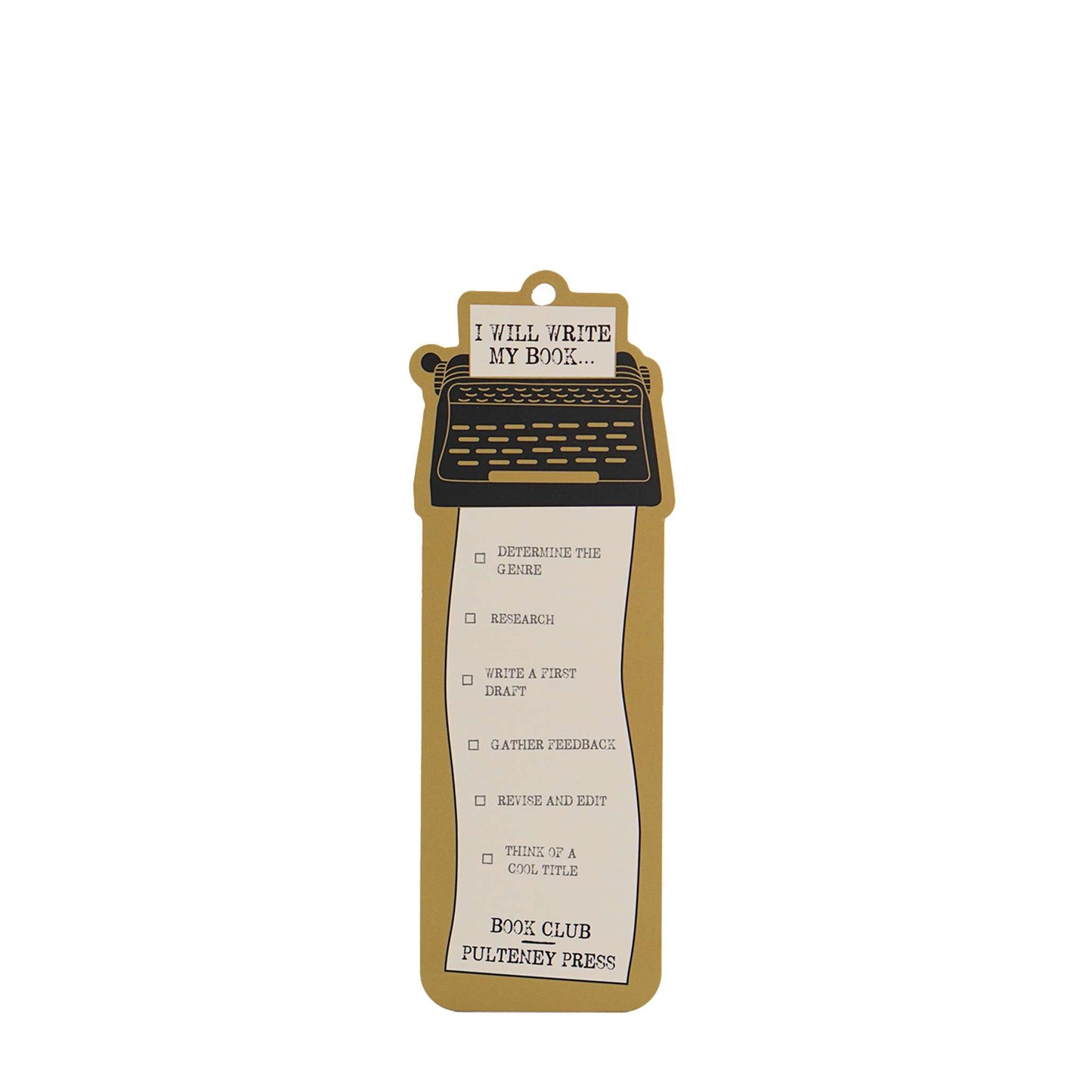 Bookmark with tassel– I Will Write My Book