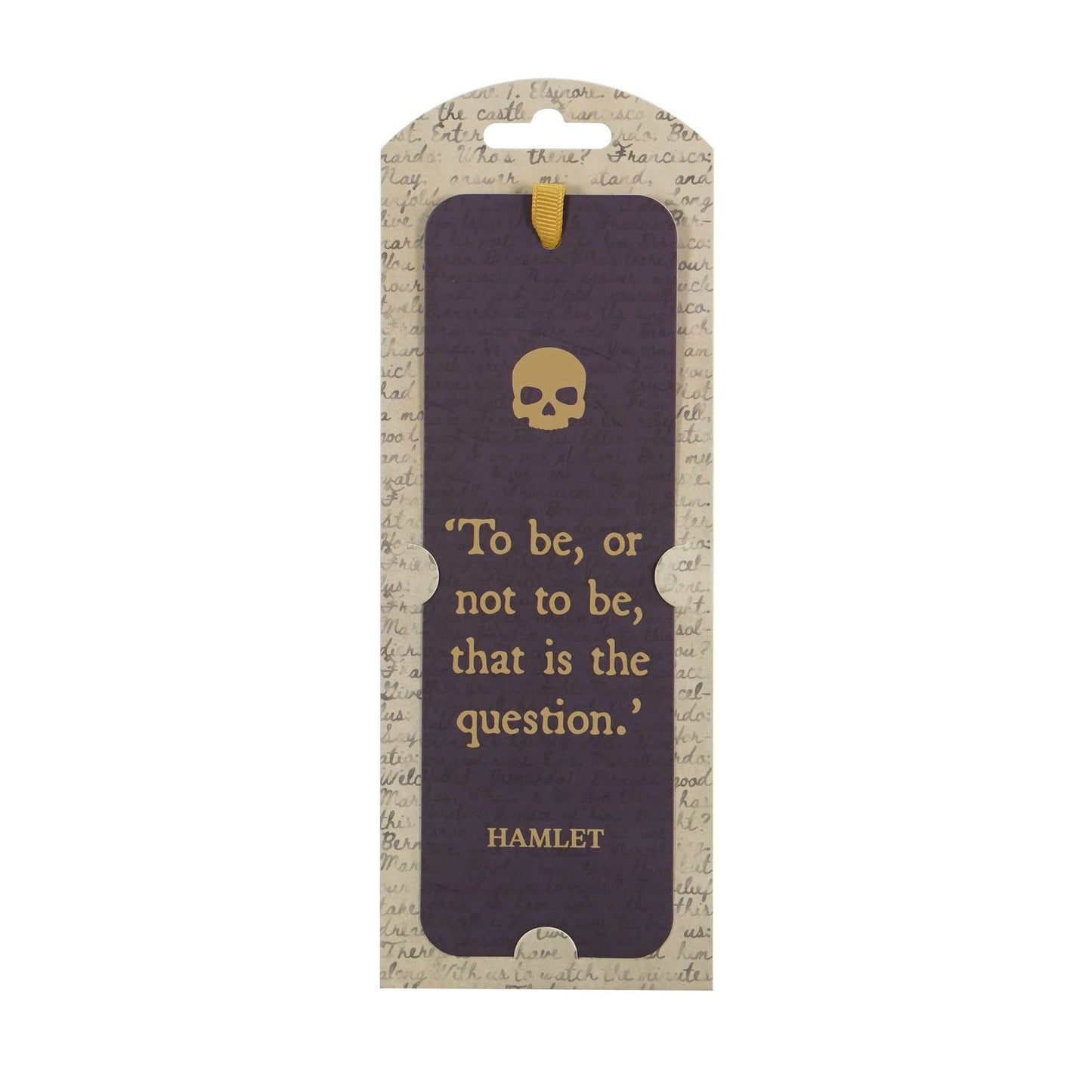 Shakespeare Bookmark – Hamlet Quote