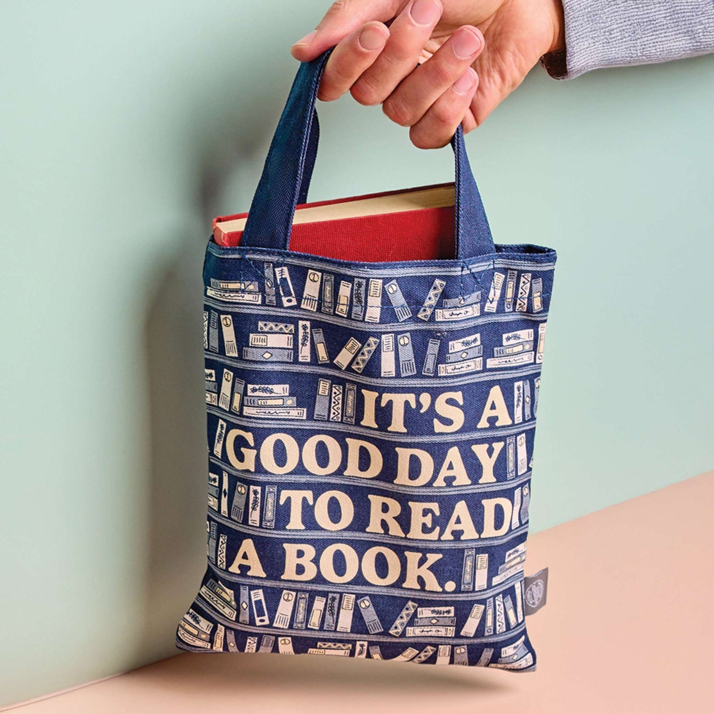 Cotton Tote Small – For Book Lovers