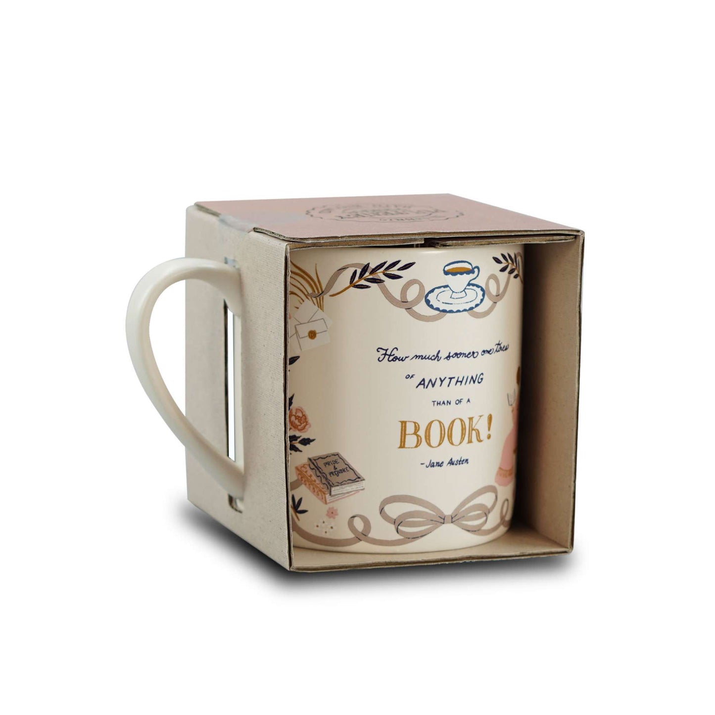 Jane Austen Pride and Prejudice Ceramic Mug (10.5 fl oz) -