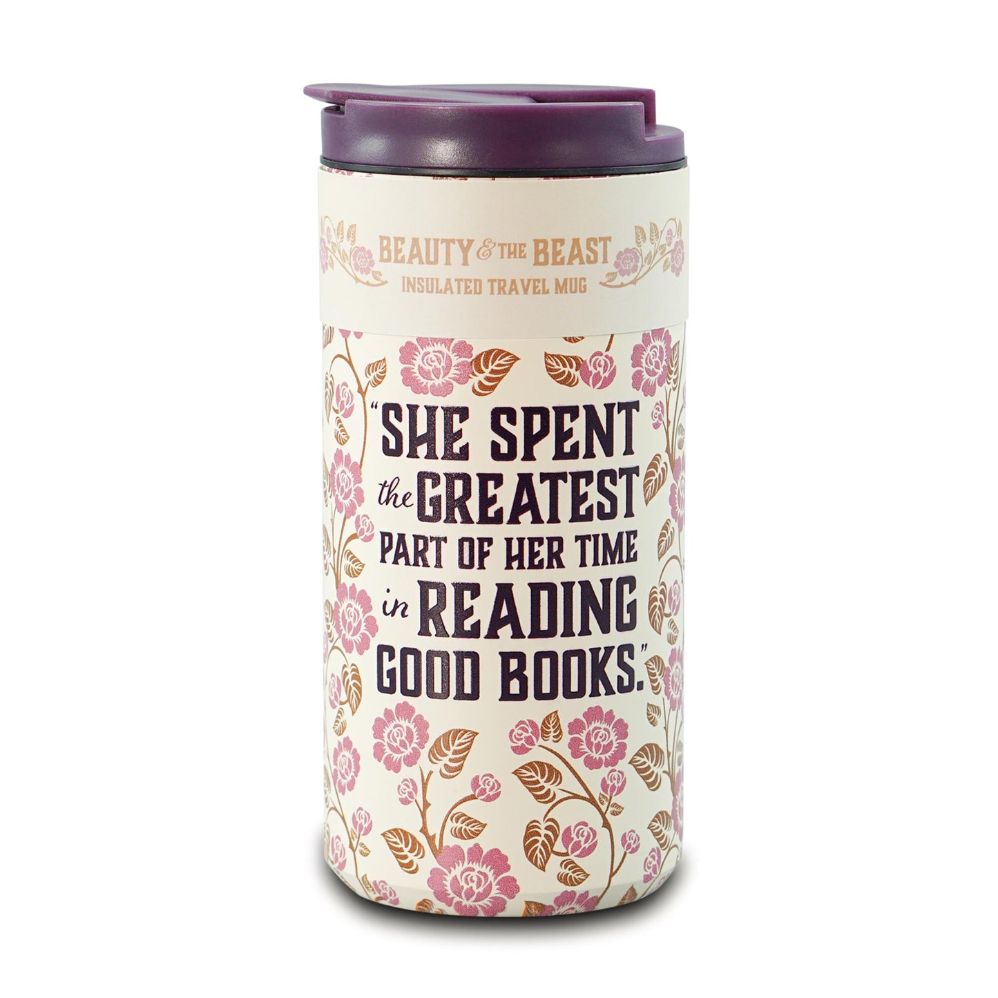 Travel Mug Metal (11.8 fl oz) - Beauty & the Beast