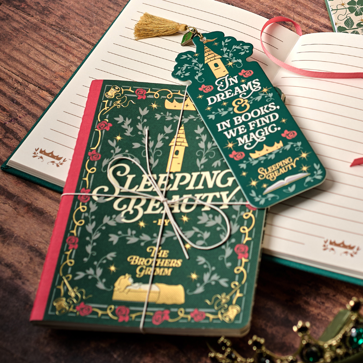 Oversized Spiral Notebook – Sleeping Beauty