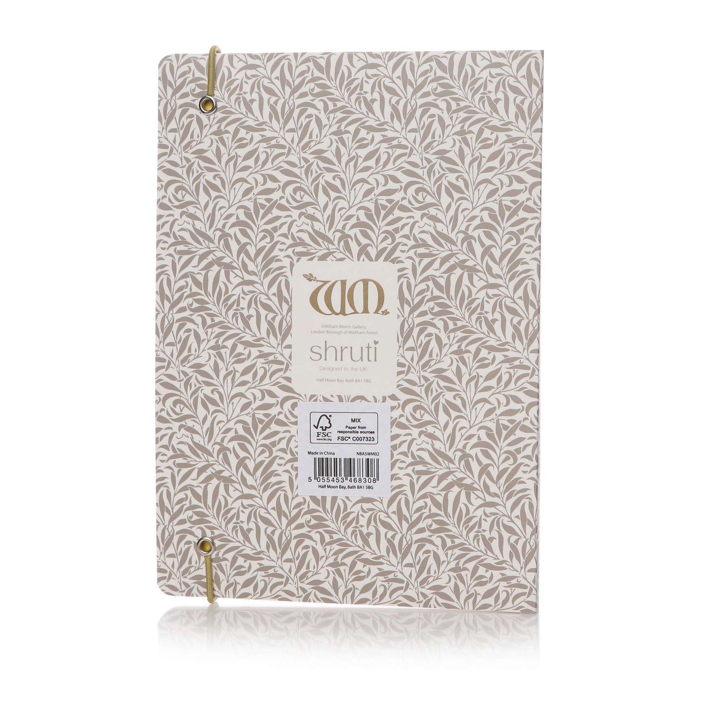 William Morris Notebook – Willow Grey