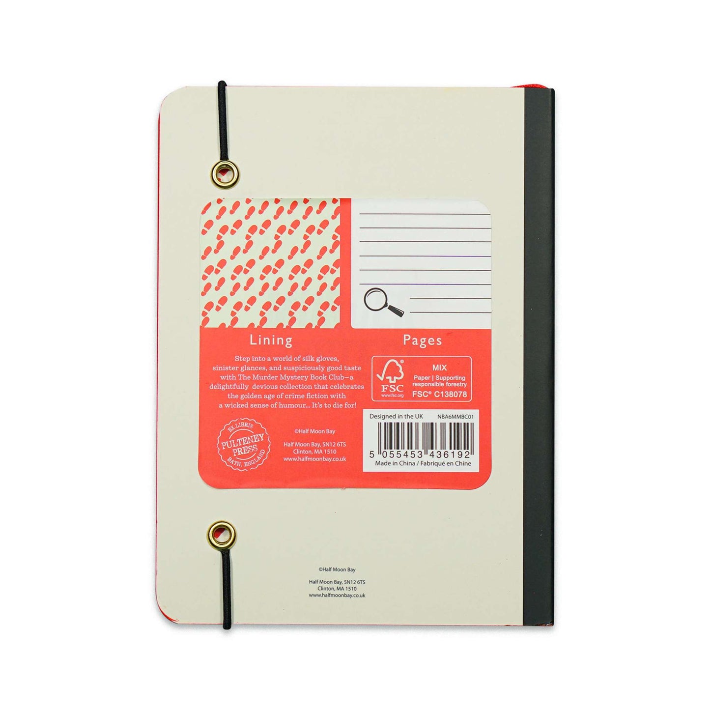 Murder Mystery Notebook – Crime Book Club Design