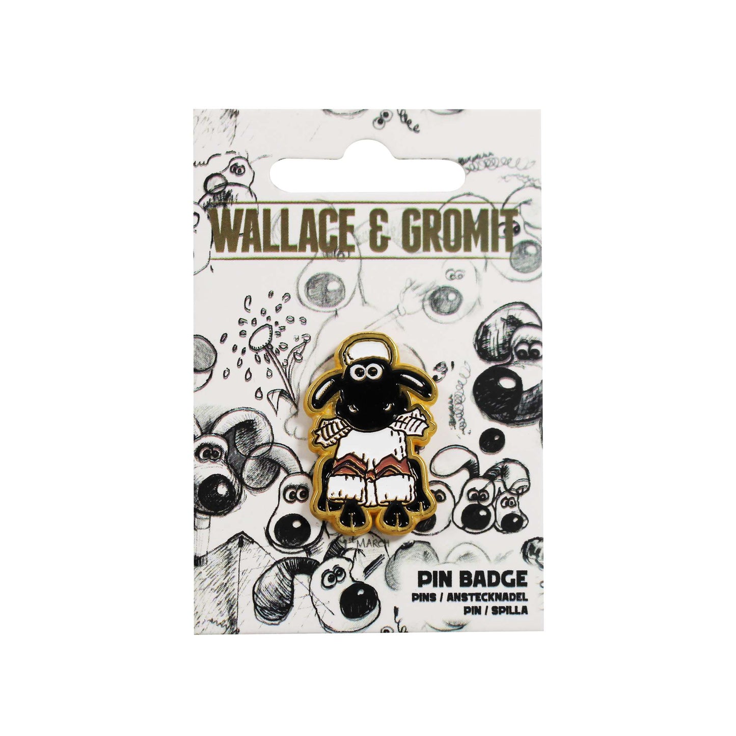 Pin Badge - Shaun the Sheep