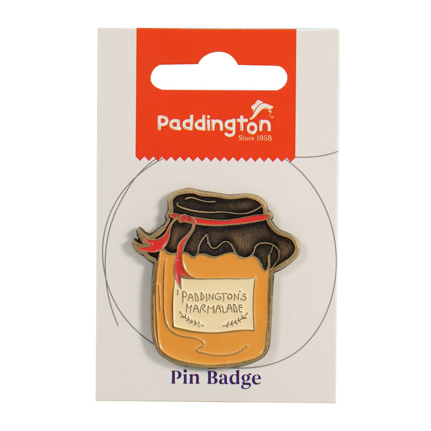 Paddington Bear Pin Badge Marmalade