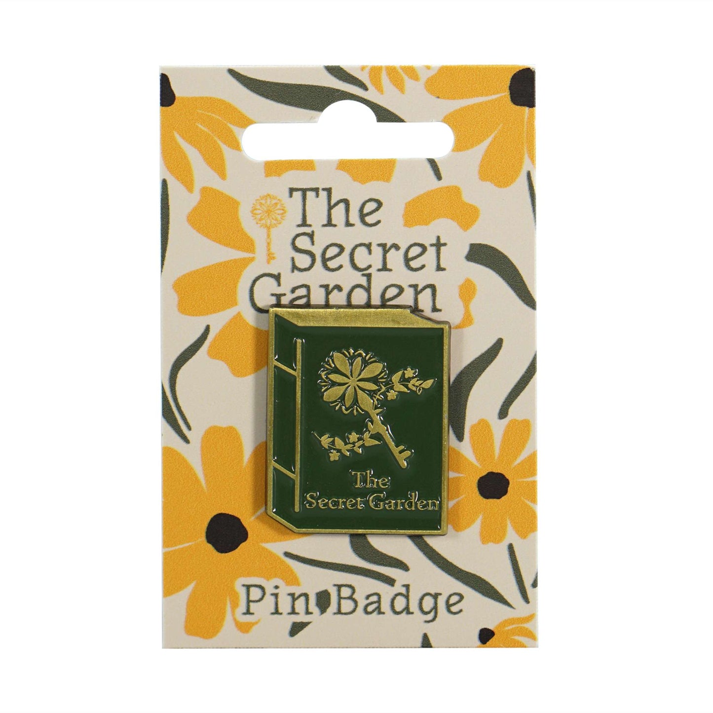 Pin Badge - Secret Garden Floral