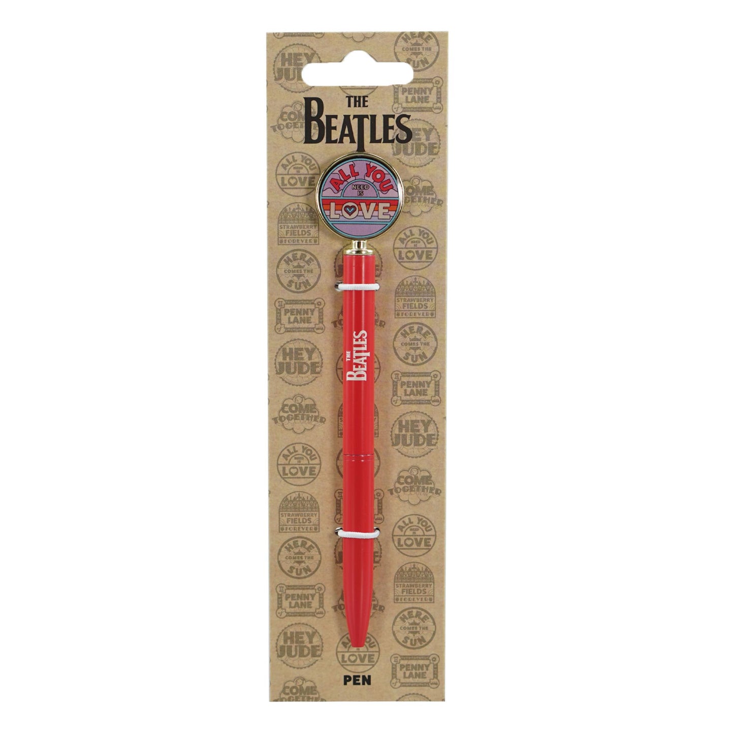 Pen Metal 2D Topper - The Beatles (All You Need Is Love)
