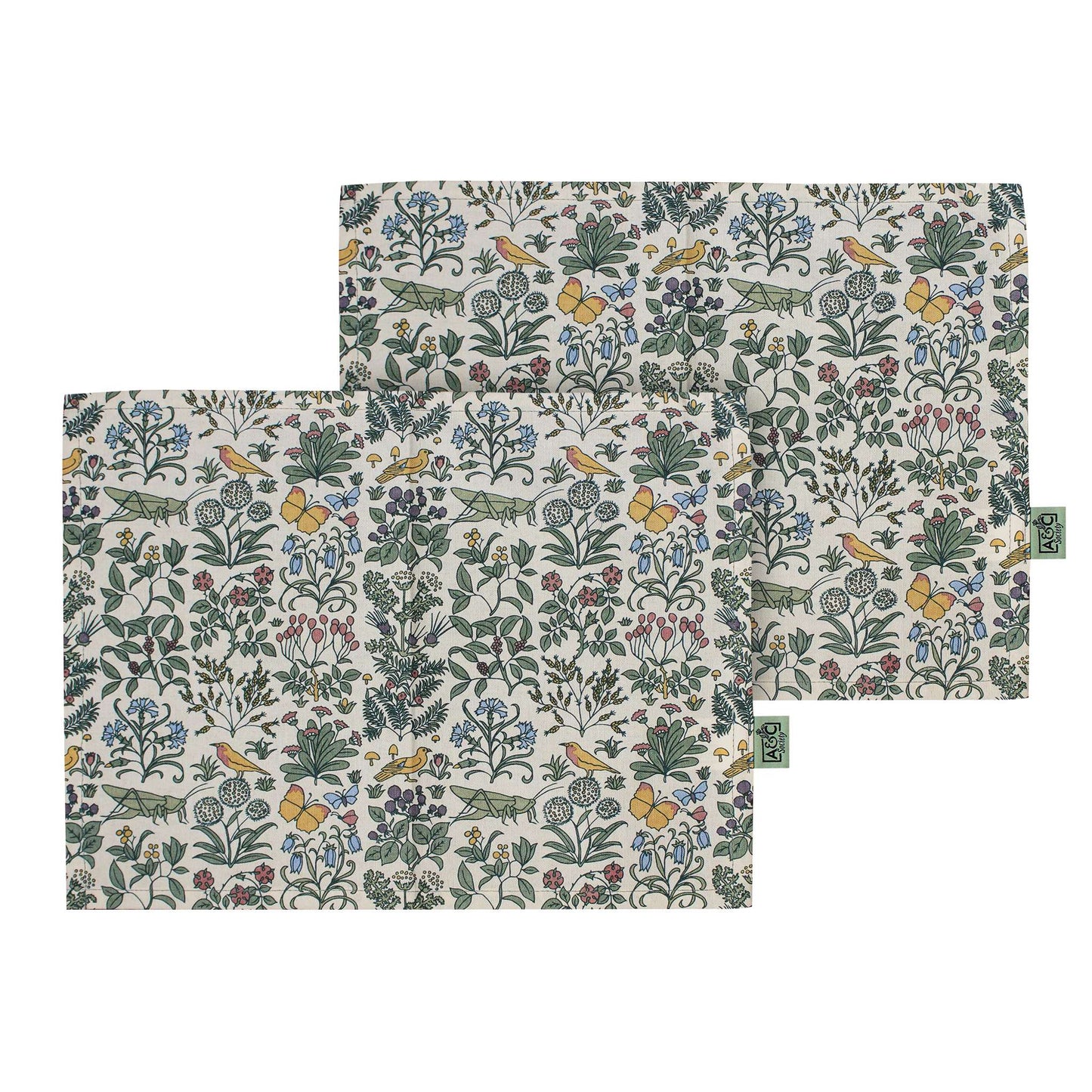 Vintage Botanical Placemat Set – Apothecary Garden