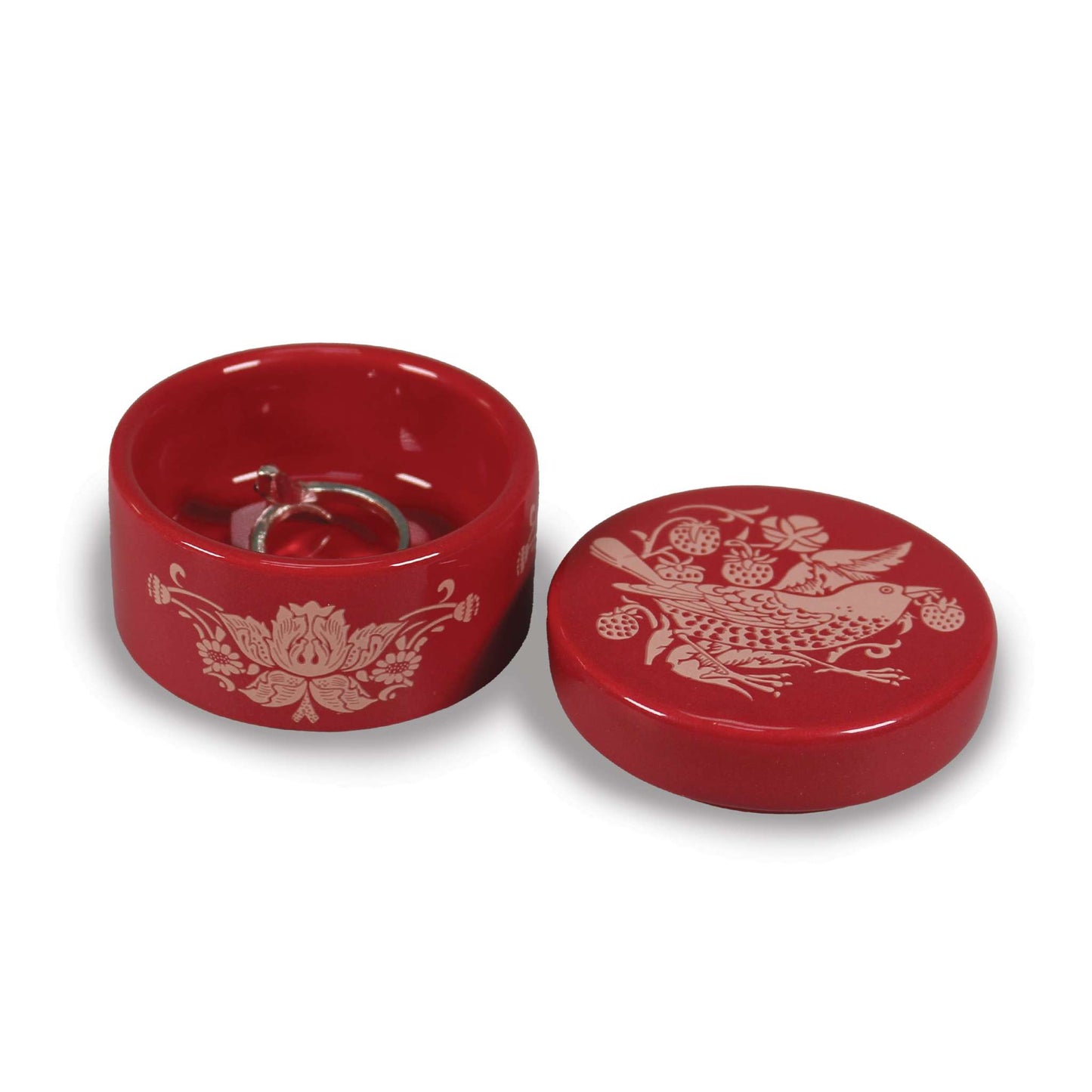 William Morris Jewelry Box – StrawberryThief Raspberry