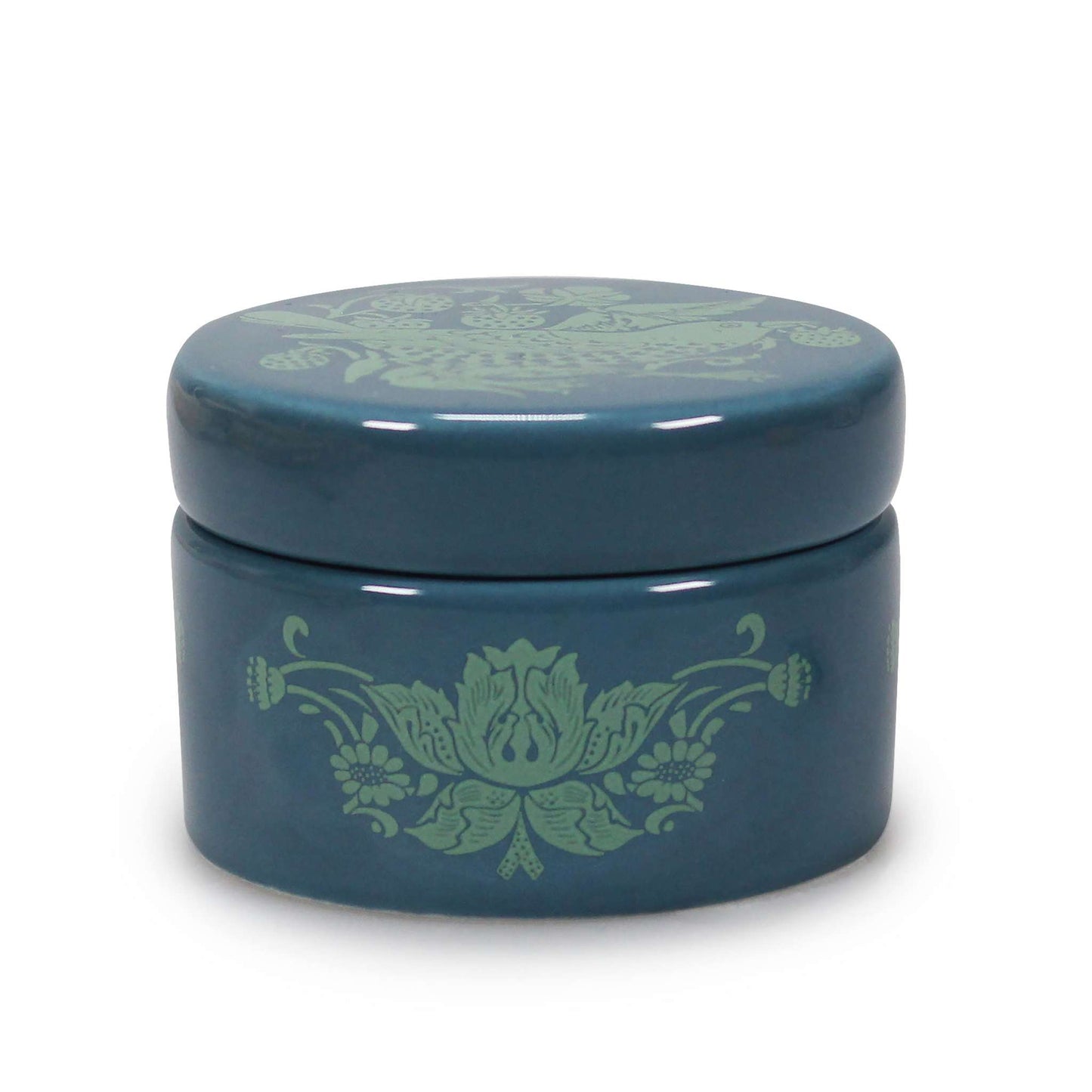 William Morris Jewelry Box – Strawberry Thief Green
