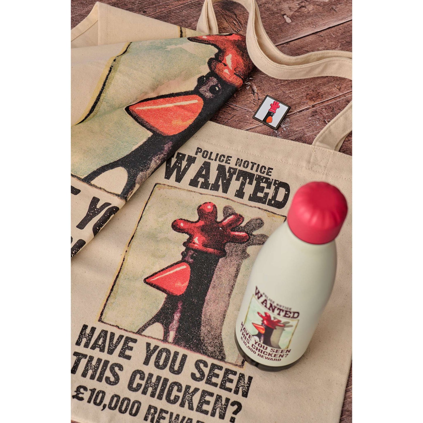 Wallace & Gromit Tote Feathers