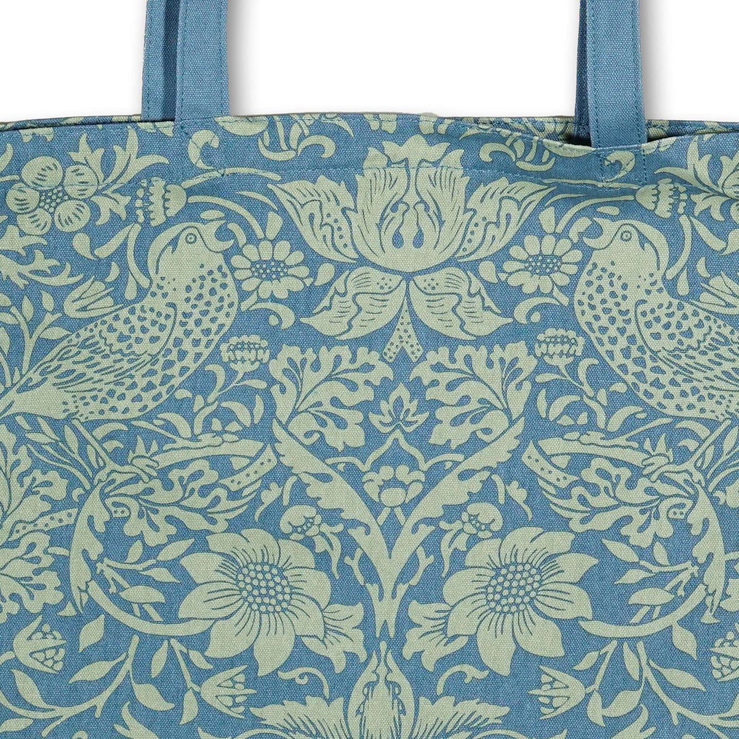 William Morris Tote Bag – Strawberry Thief Sage
