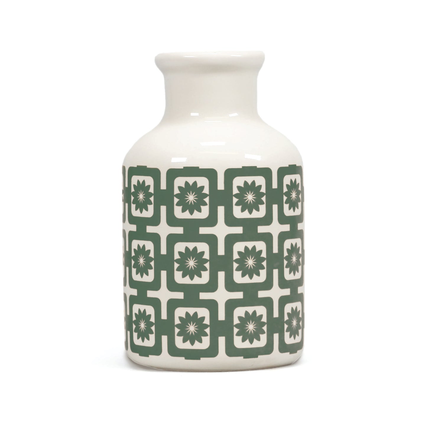 Ceramic Vase Tiles Design Green