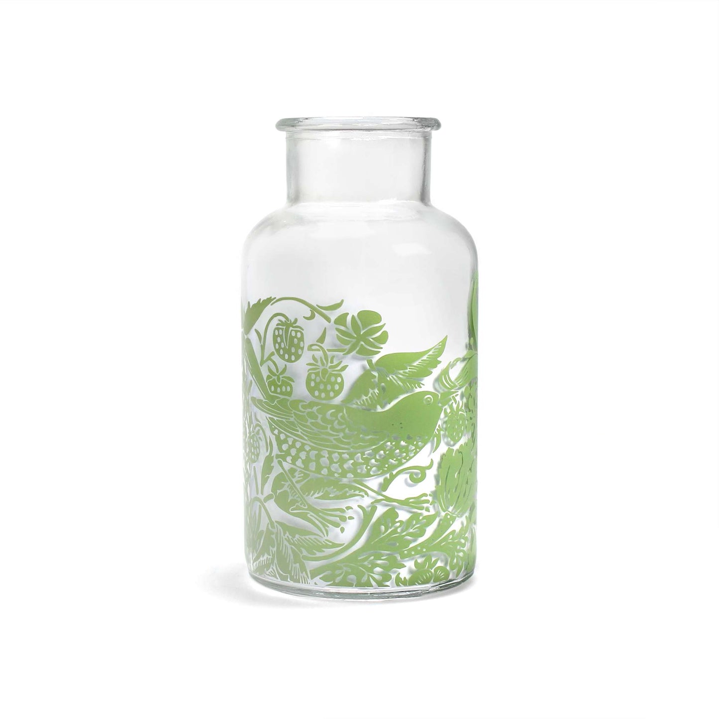 William Morris Vase – Strawberry Thief Sage Green