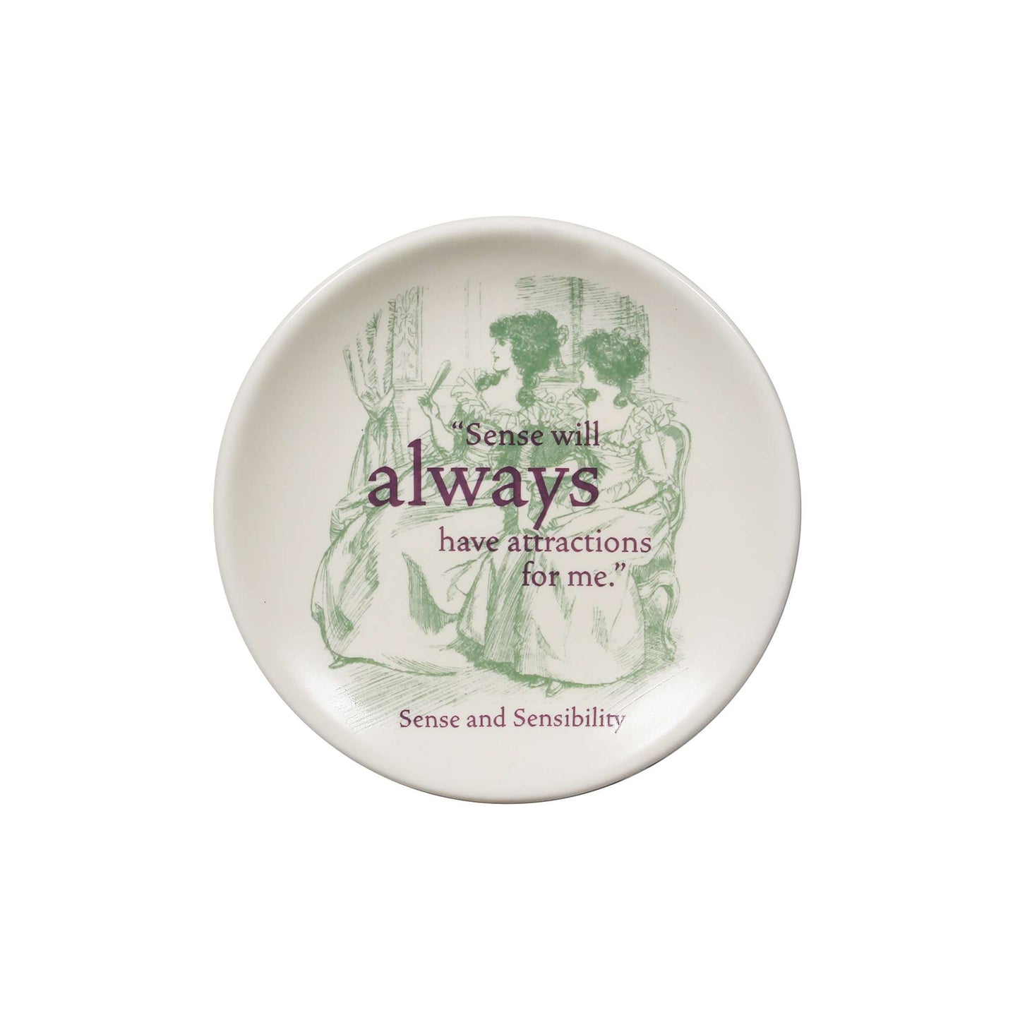 Trinket Key Ring Dish Jane Austen Sense and Sensibility