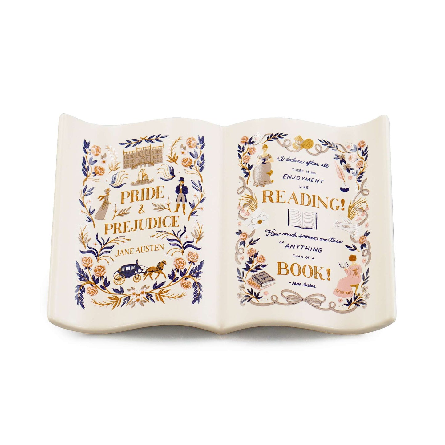 Jane Austen Pride and Prejudice Trinket Dish Book