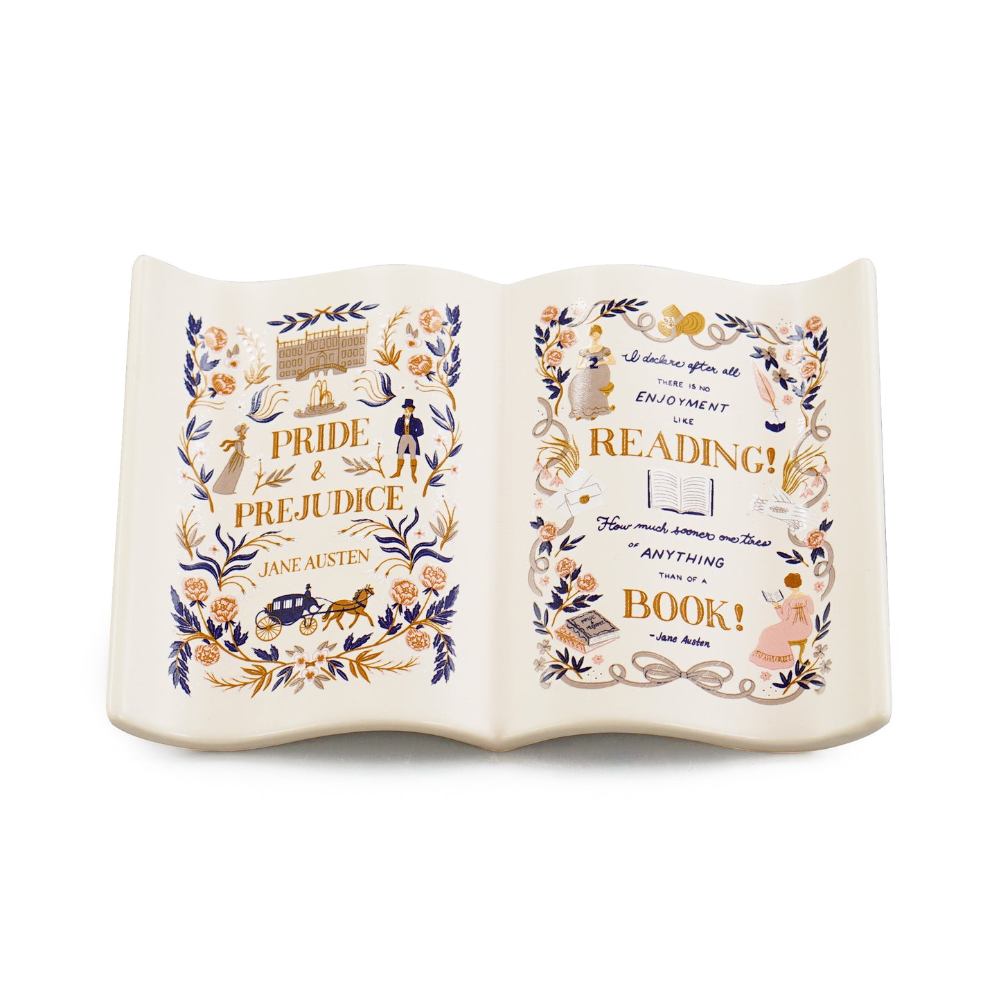 Jane Austen Pride and Prejudice Trinket Dish Book