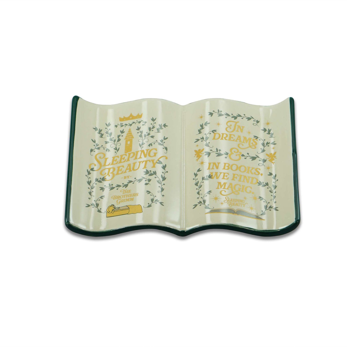 Trinket Dish Book (5.9in)  - Sleeping Beauty