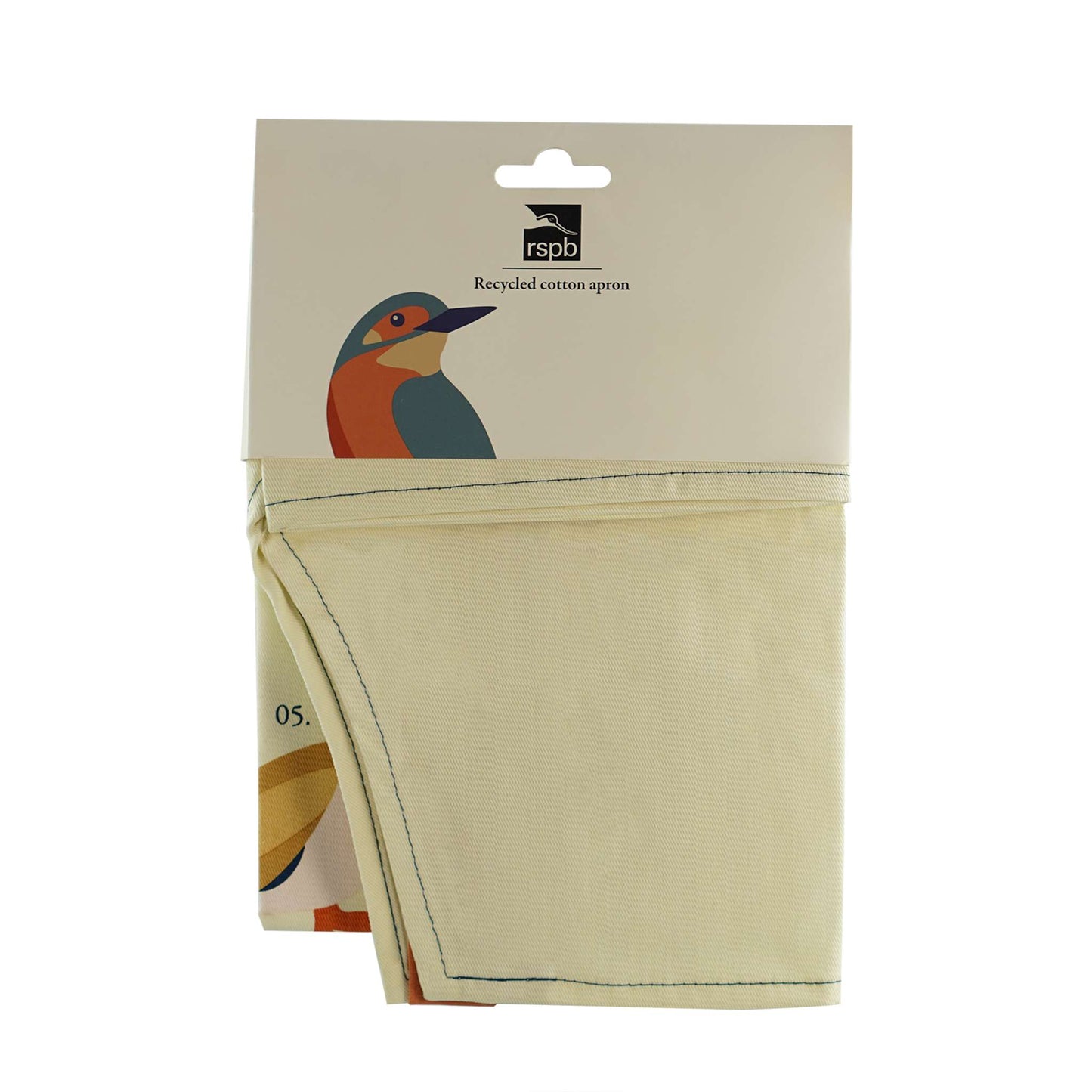 Recycled Cotton Apron British Birds