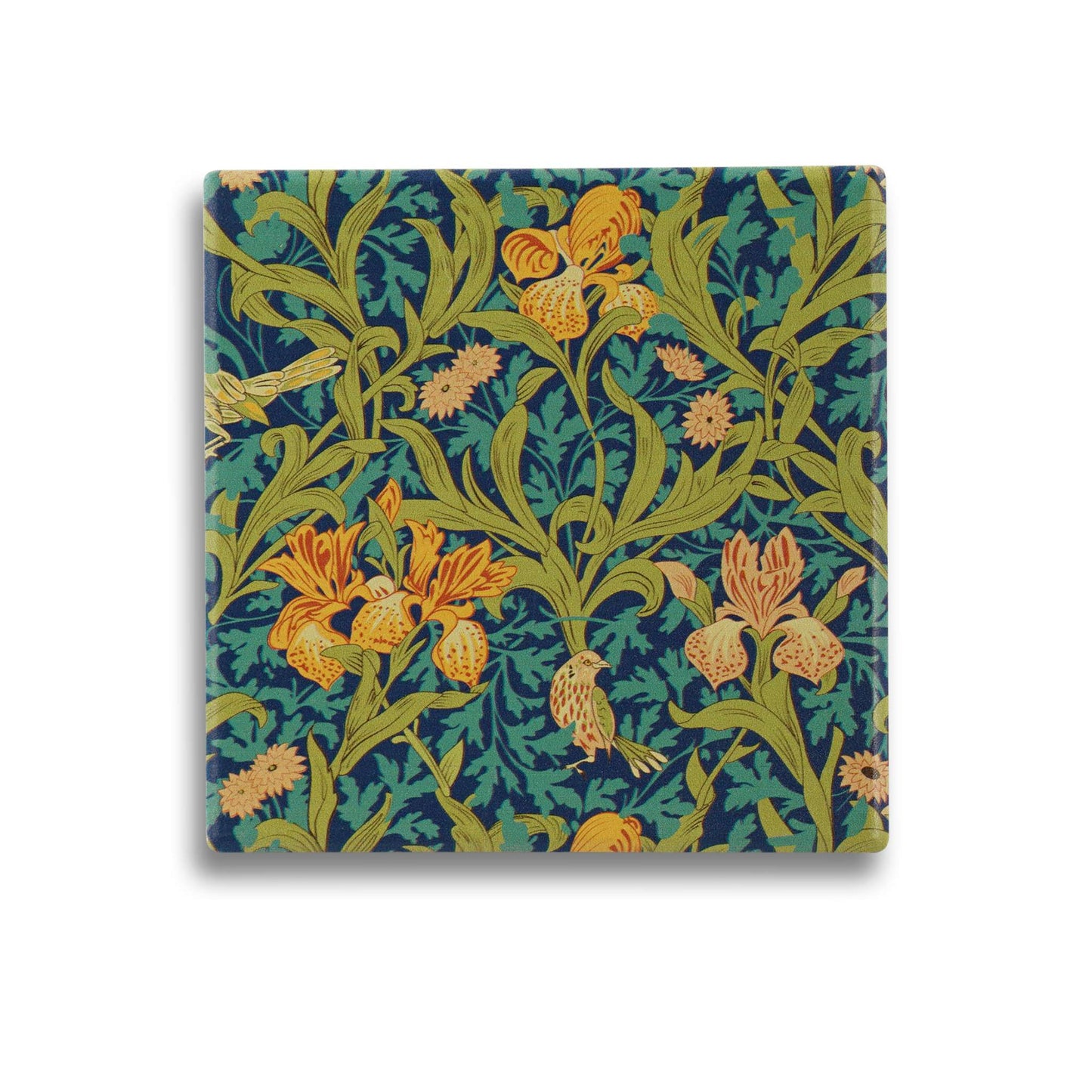 Vintage Floral Coaster - Iris