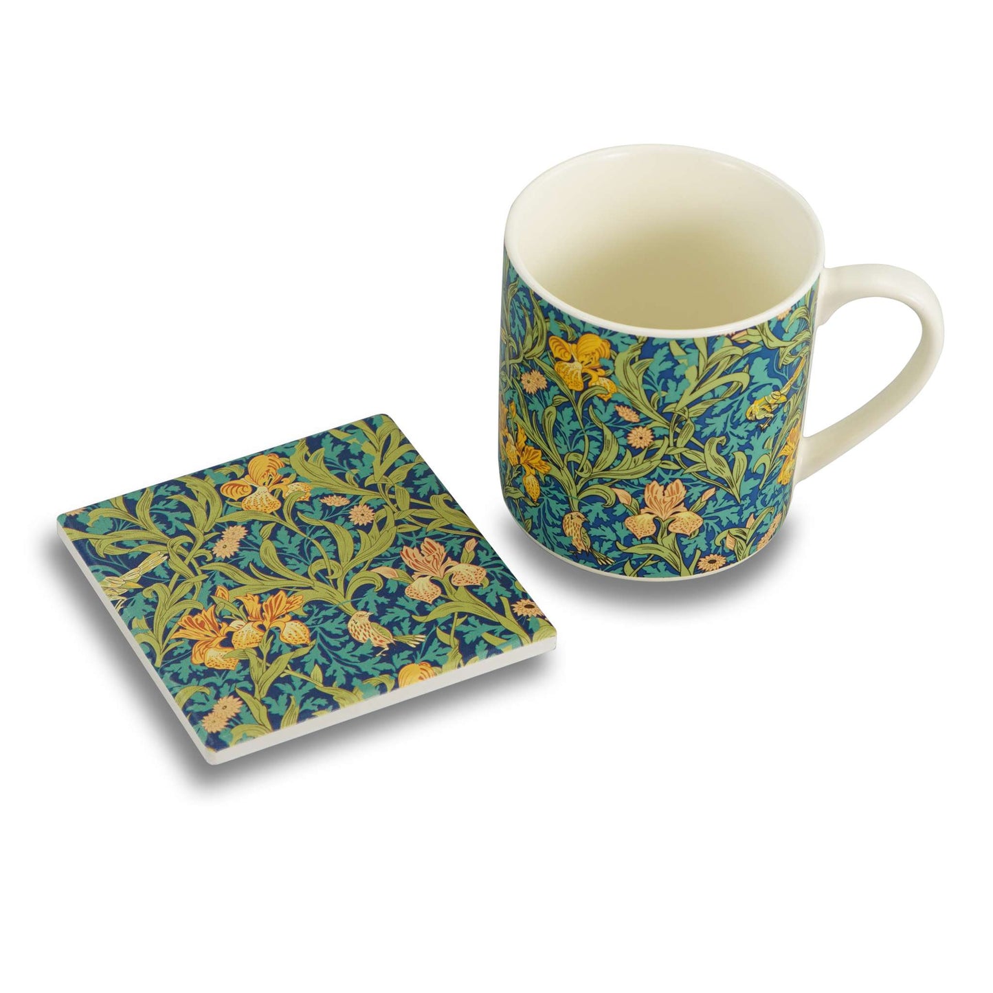 Vintage Floral Coaster - Iris