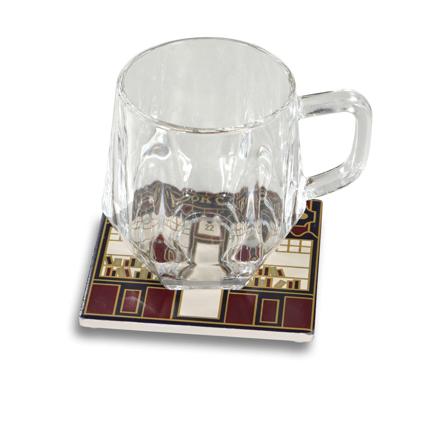 Ceramic Square Coaster – Book Club