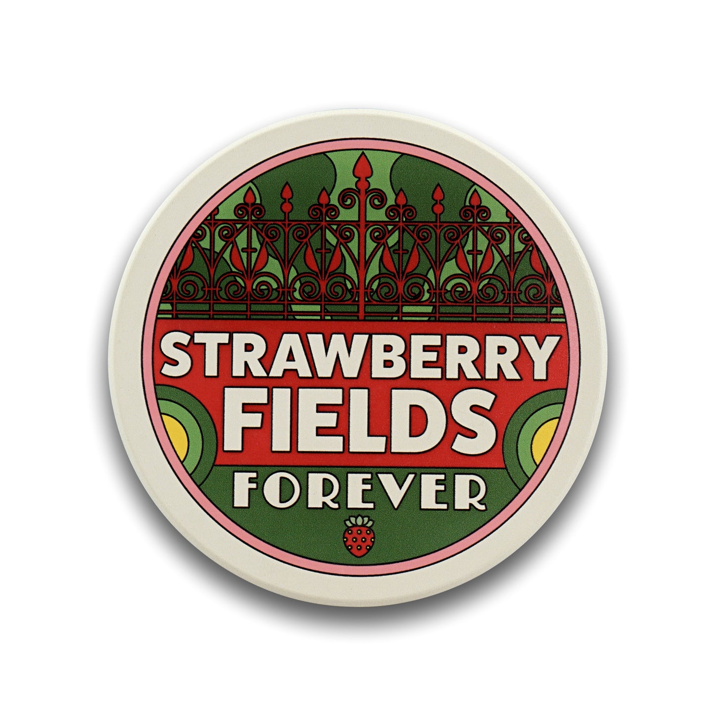 The Beatles Strawberry Fields Coaster