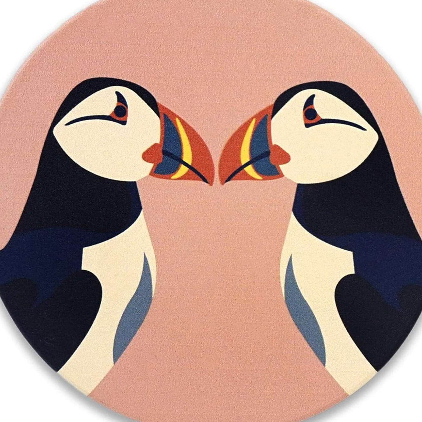 Puffin Coaster Pink
