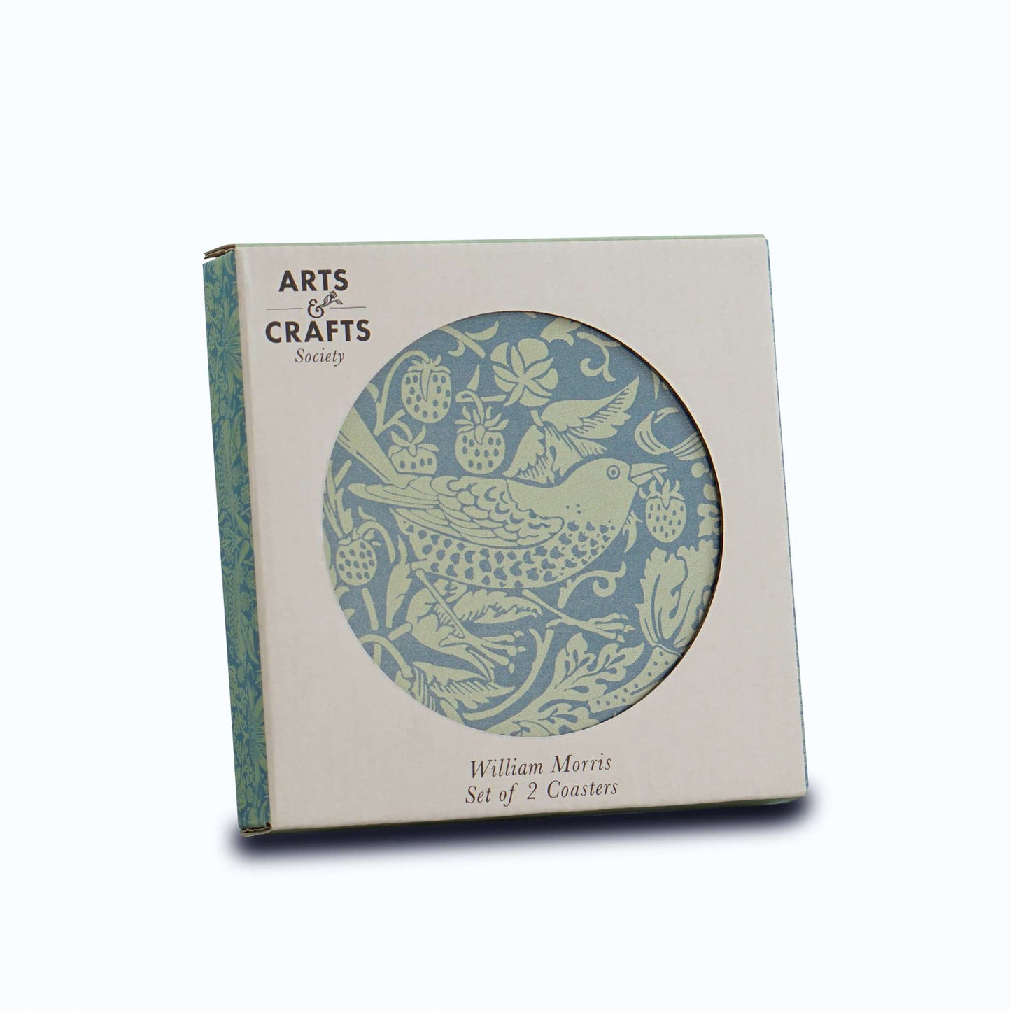 William Morris Coasters – Sage Green