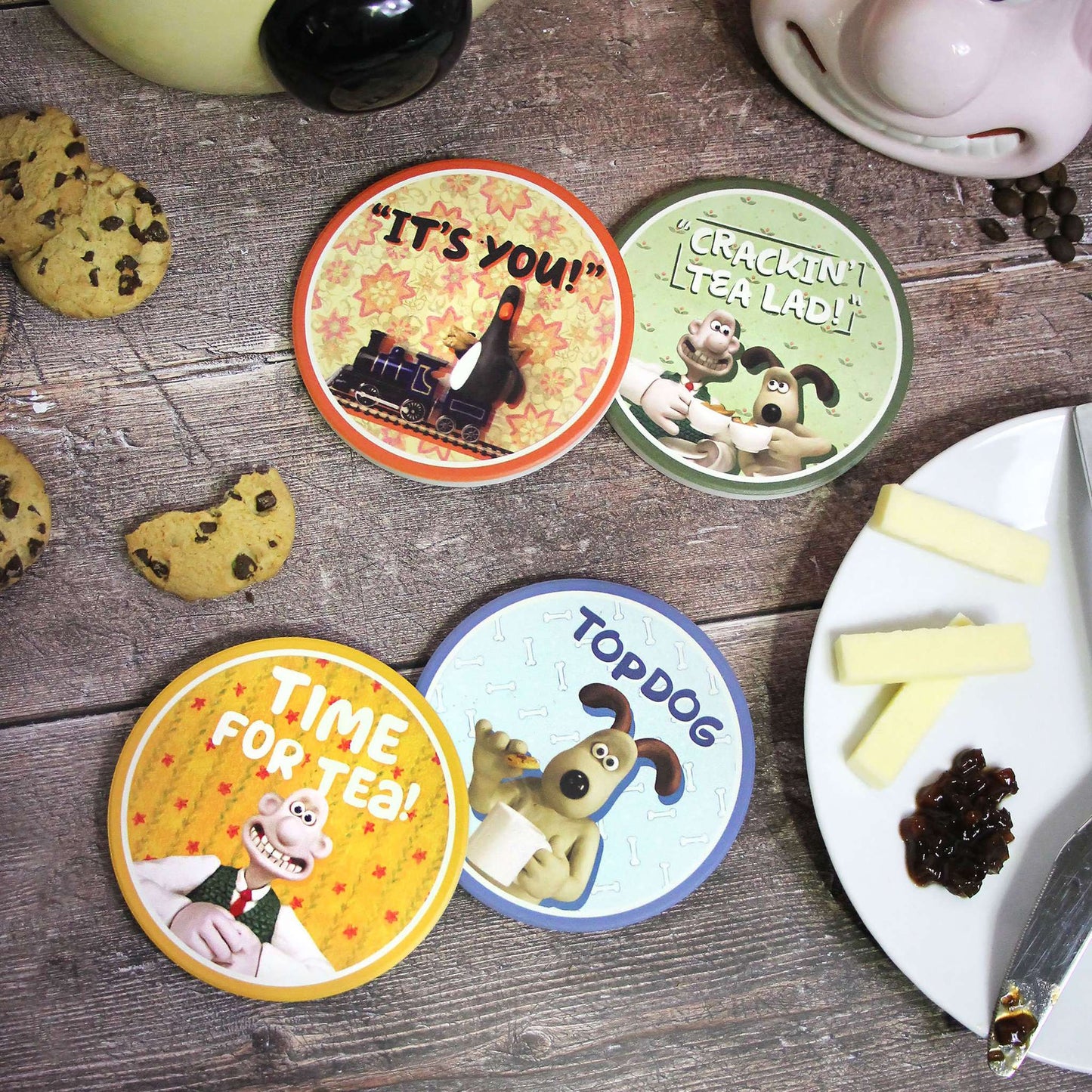 Wallace & Gromit Coaster Set of 4