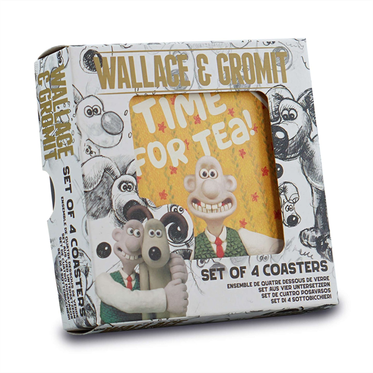 Wallace & Gromit Coaster Set of 4