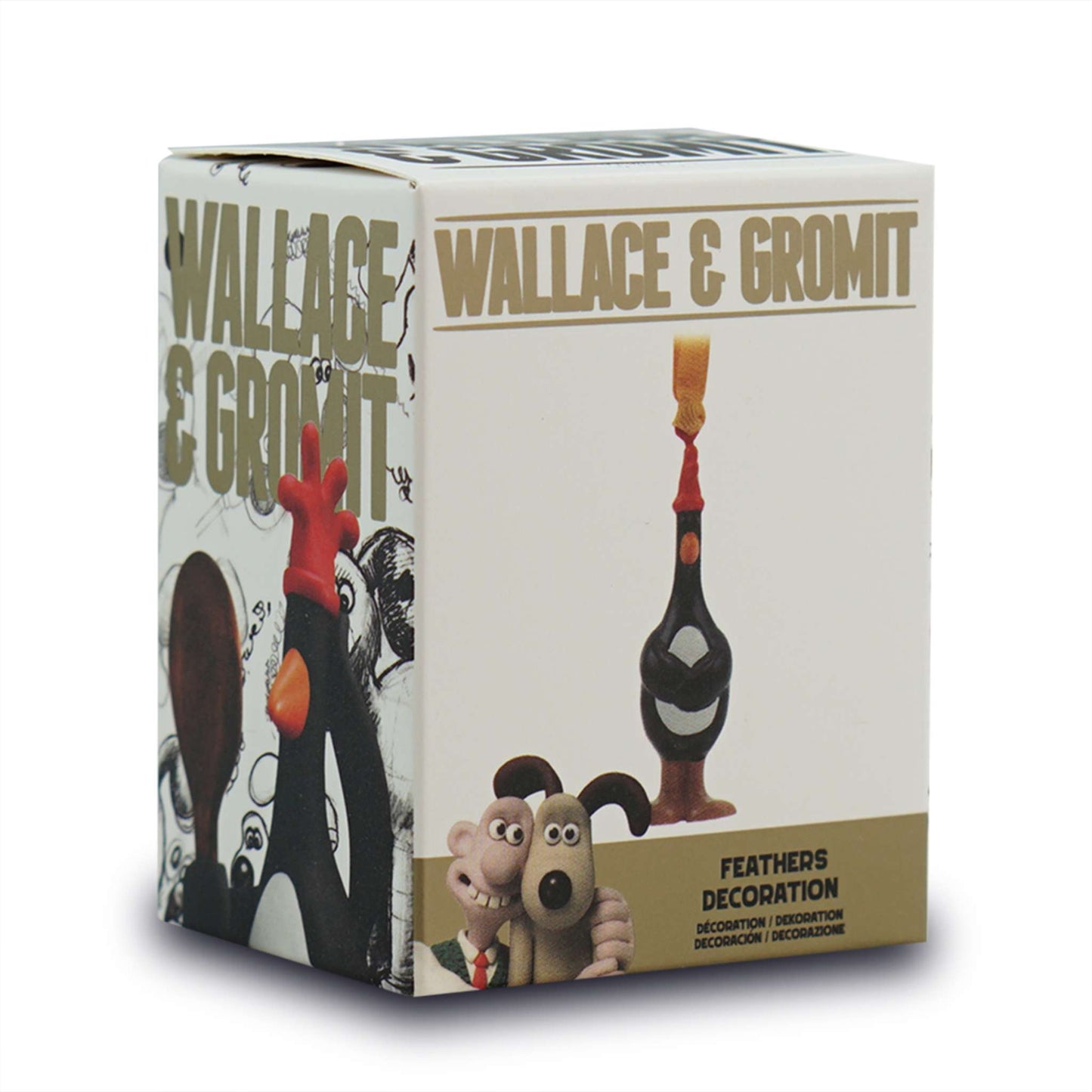 Wallace and Gromit (Feathers) Hanging Decoration