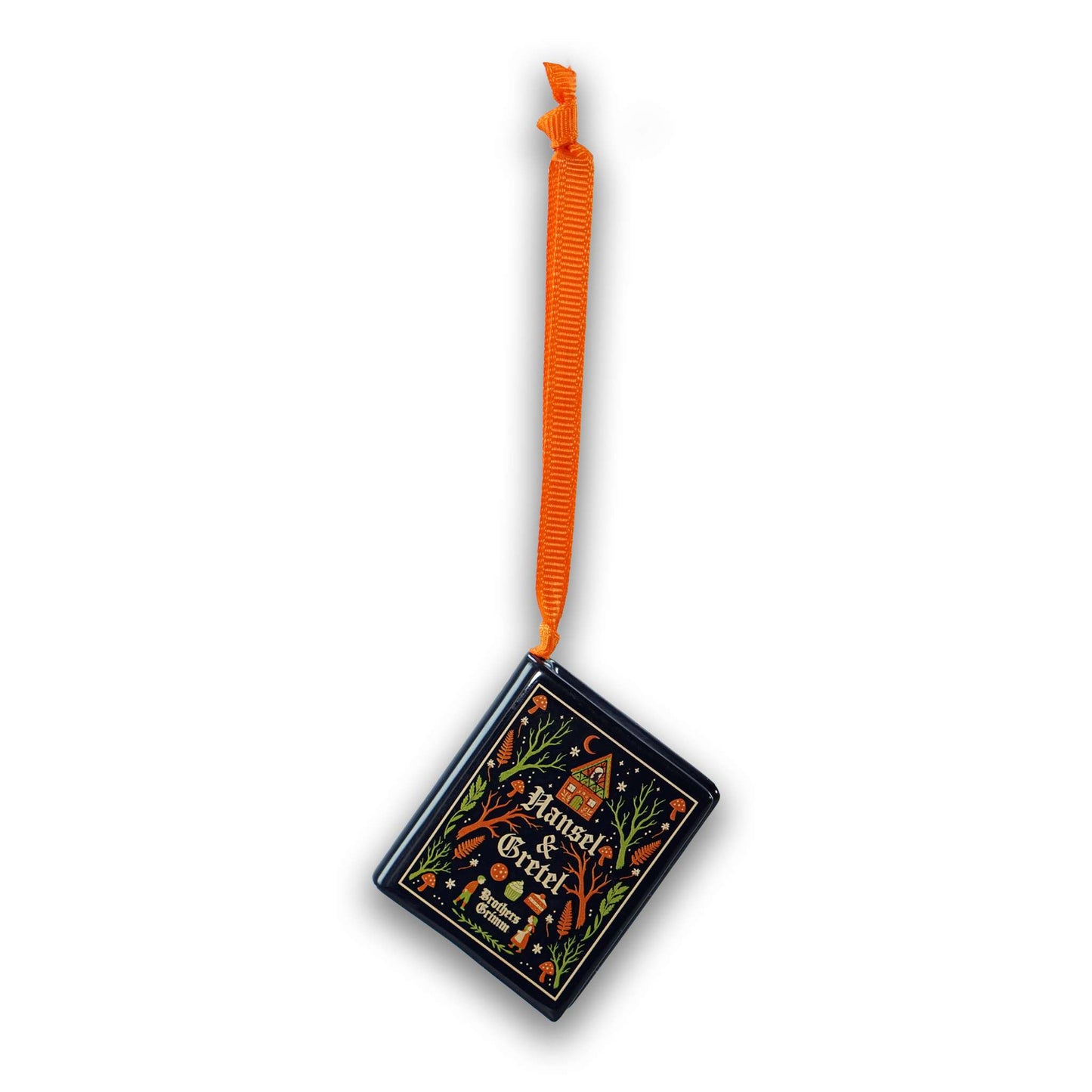 Hansel & Gretel Book Shaped Ceramic Hanging Decoration