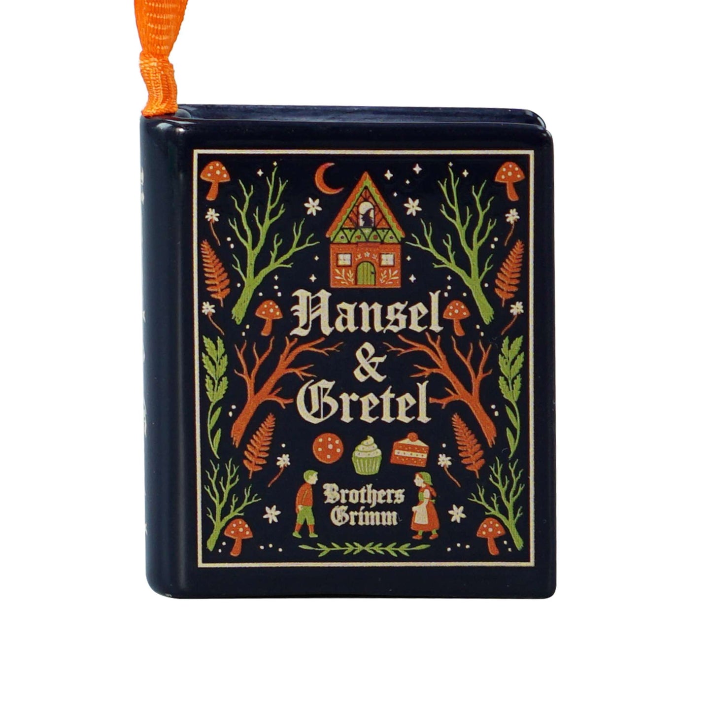 Hansel & Gretel Book Shaped Ceramic Hanging Decoration