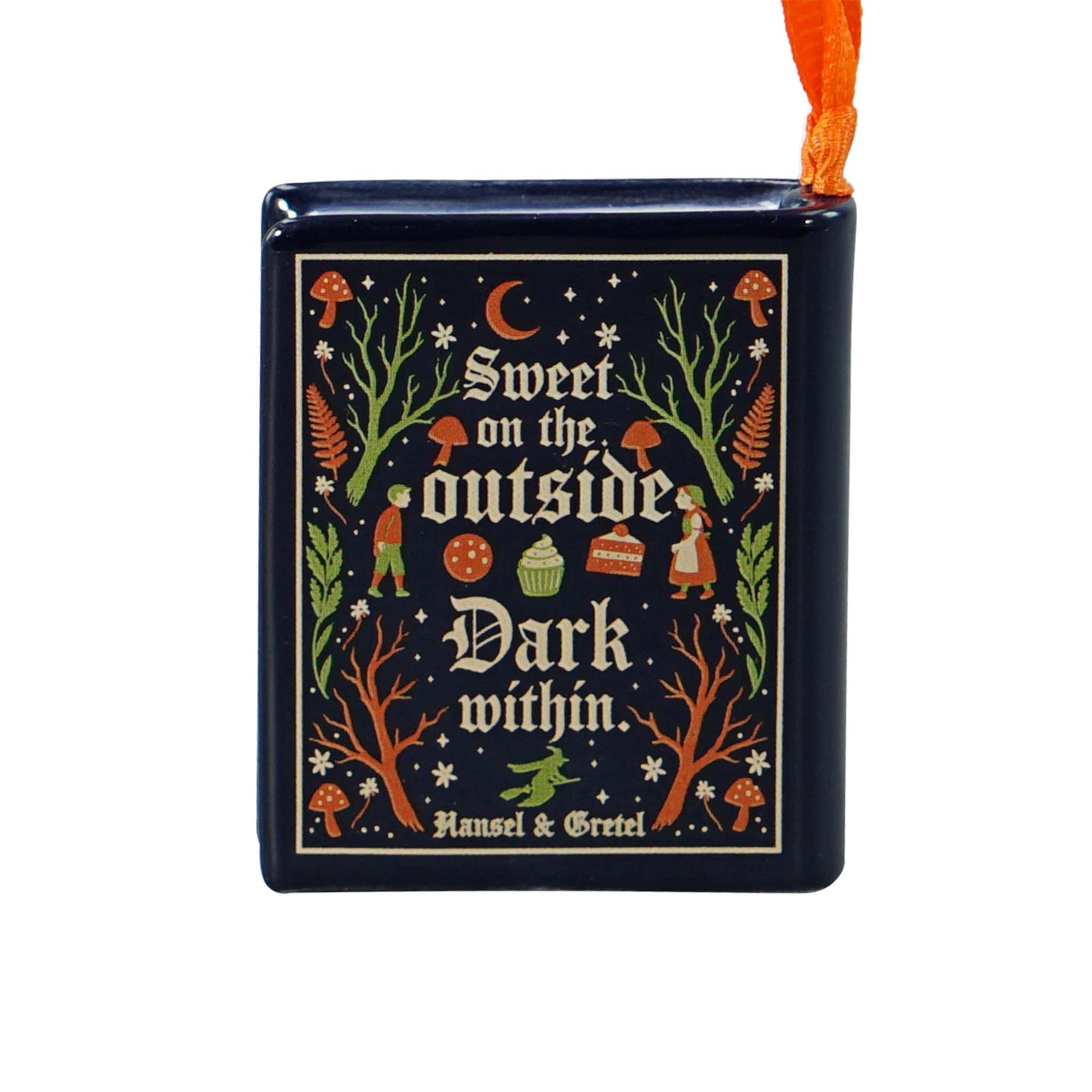 Hansel & Gretel Book Shaped Ceramic Hanging Decoration