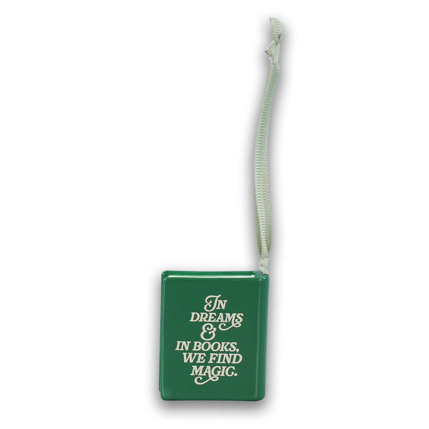 Sleeping Beauty Book Shaped Ceramic Hanging Decoration