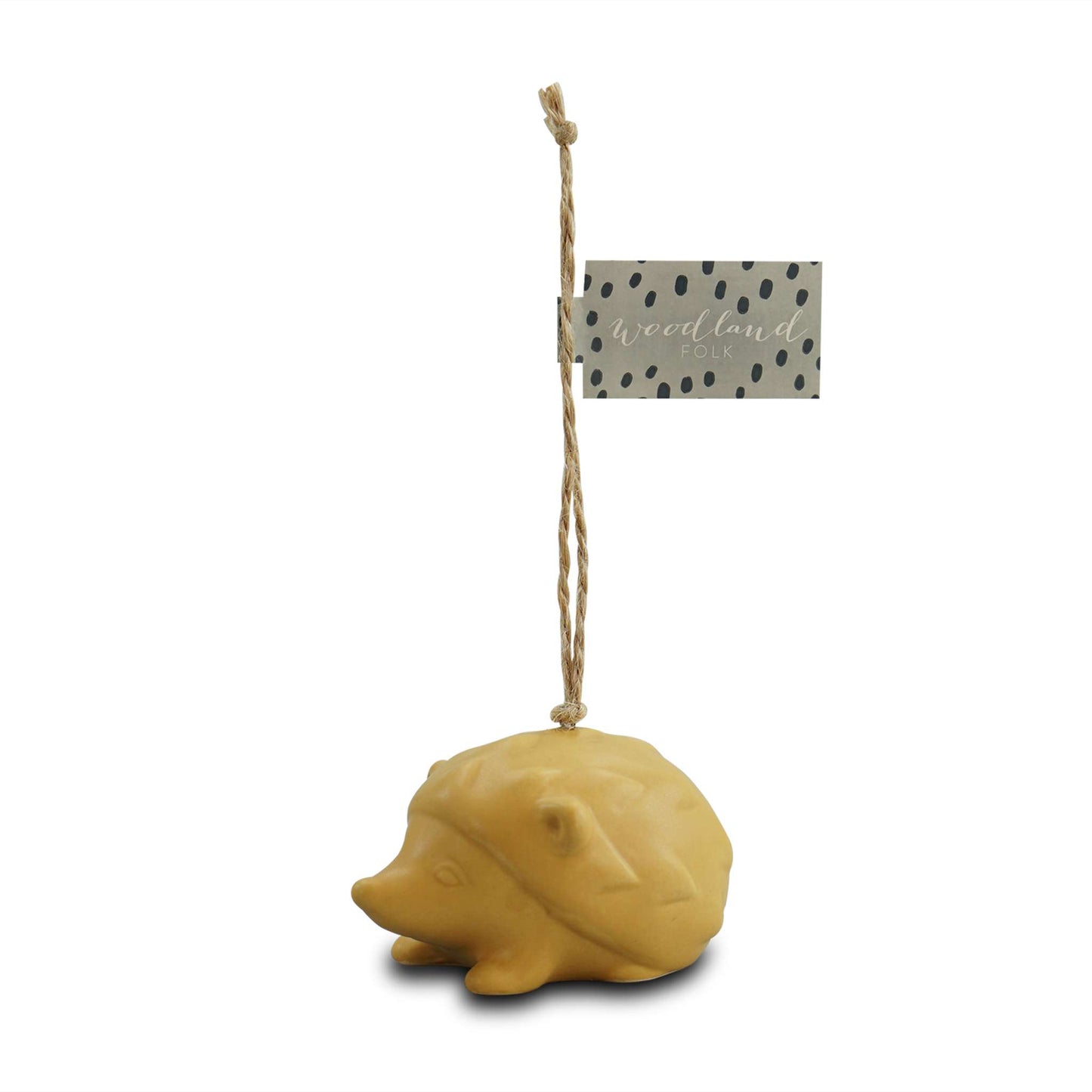 Hanging Decoration Woodland Animal Hedgehog Yellow