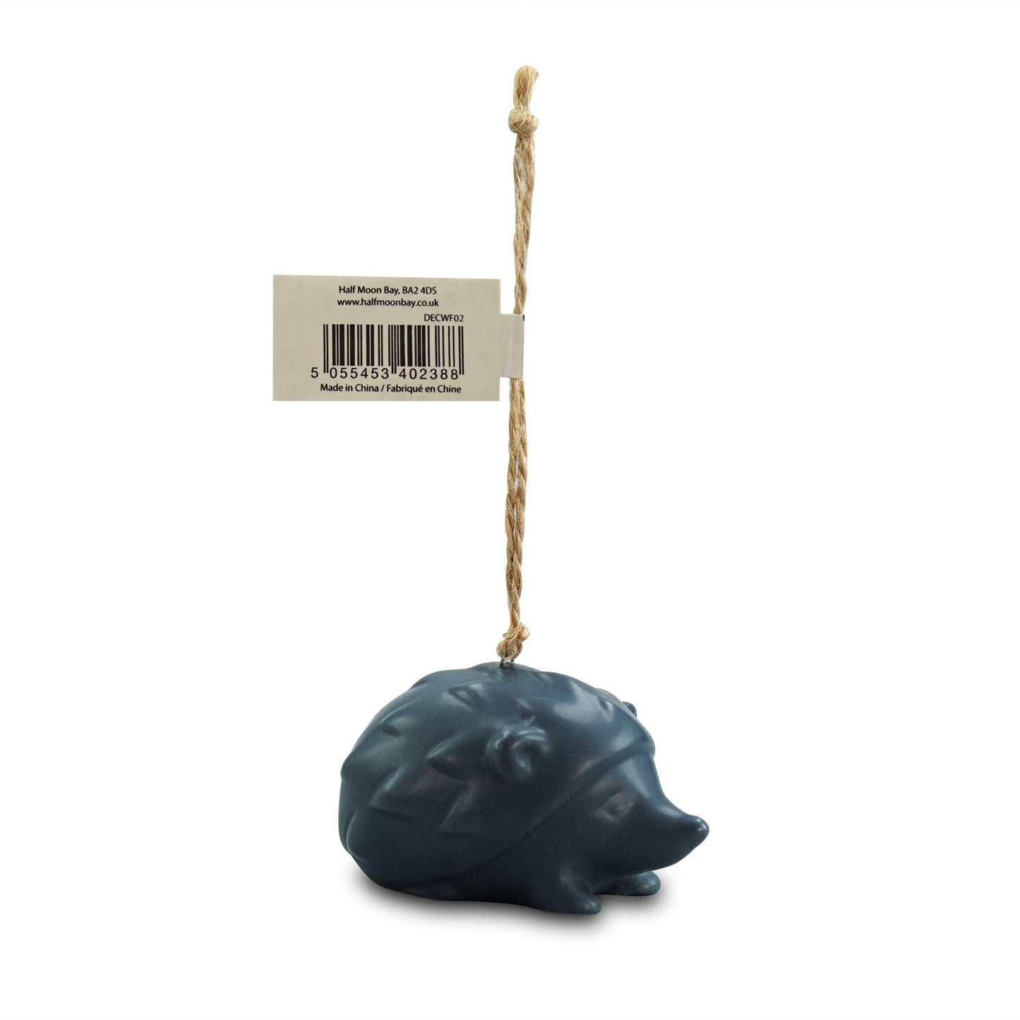 Hanging Decoration Woodland Animal Hedgehog Navy