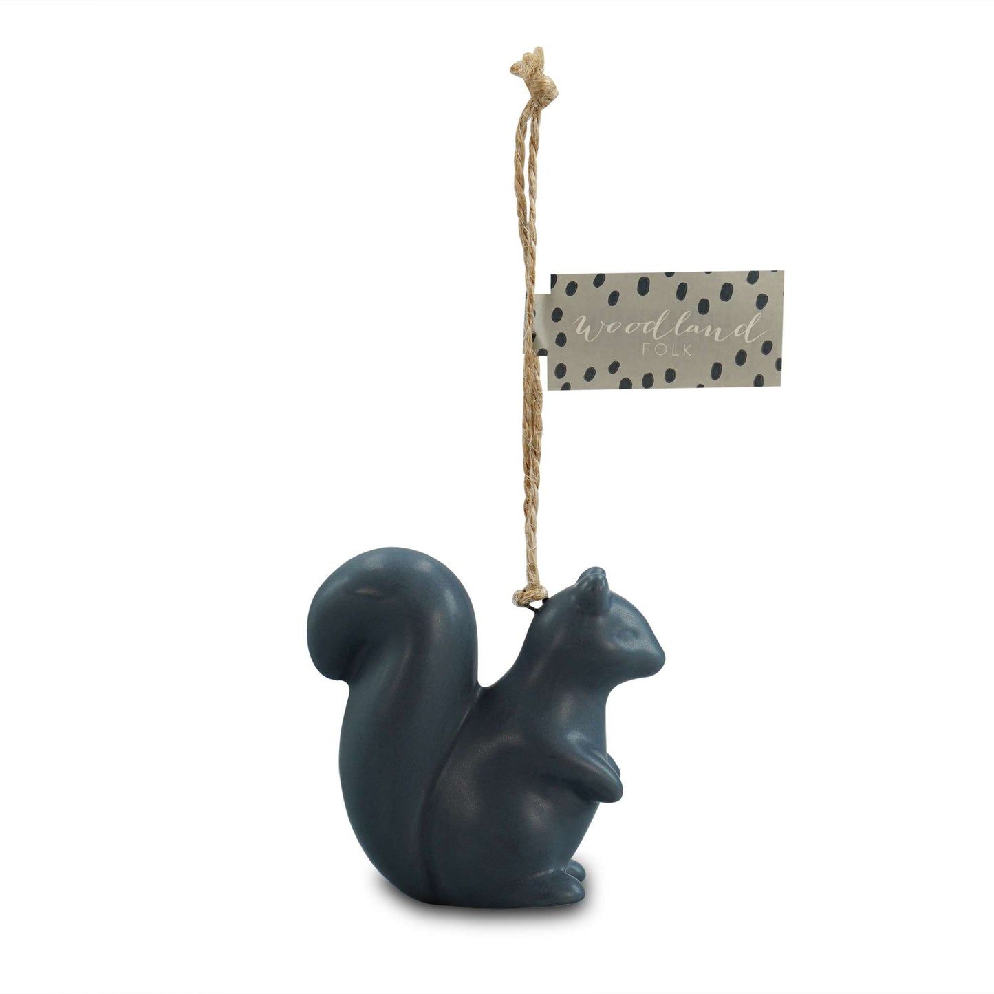 Hanging Decoration Woodland Animal Squirrel Navy