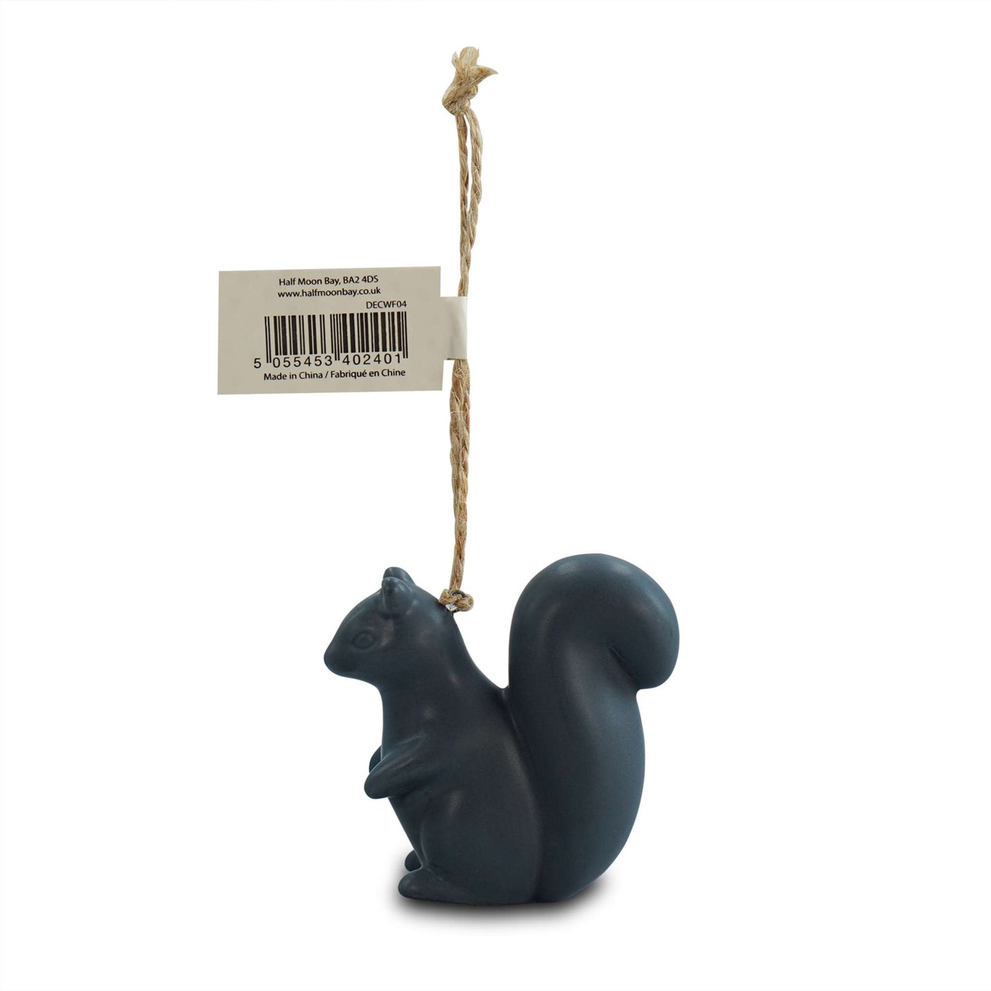 Hanging Decoration Woodland Animal Squirrel Navy