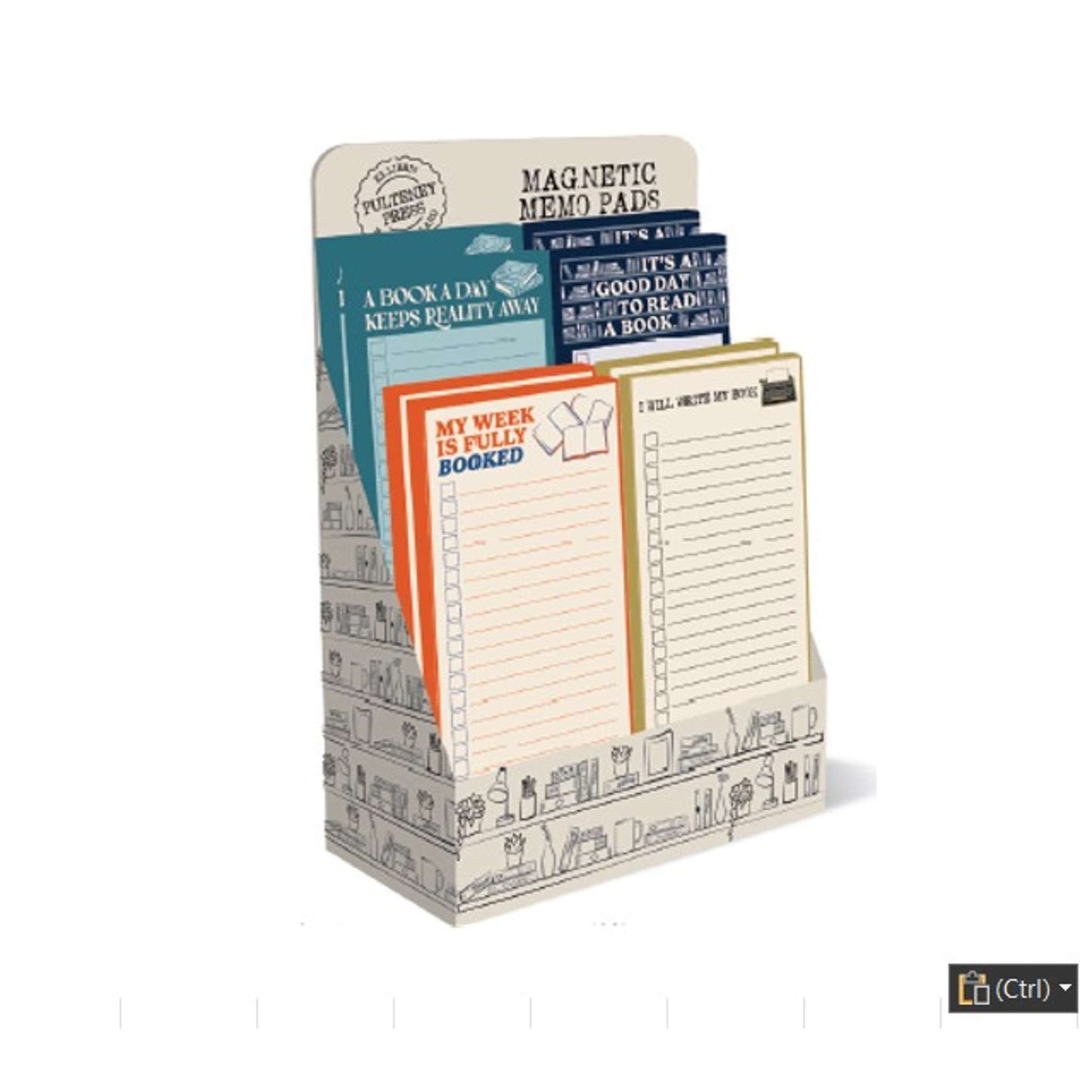 Memo Counter Top Display Header - Pulteney Press