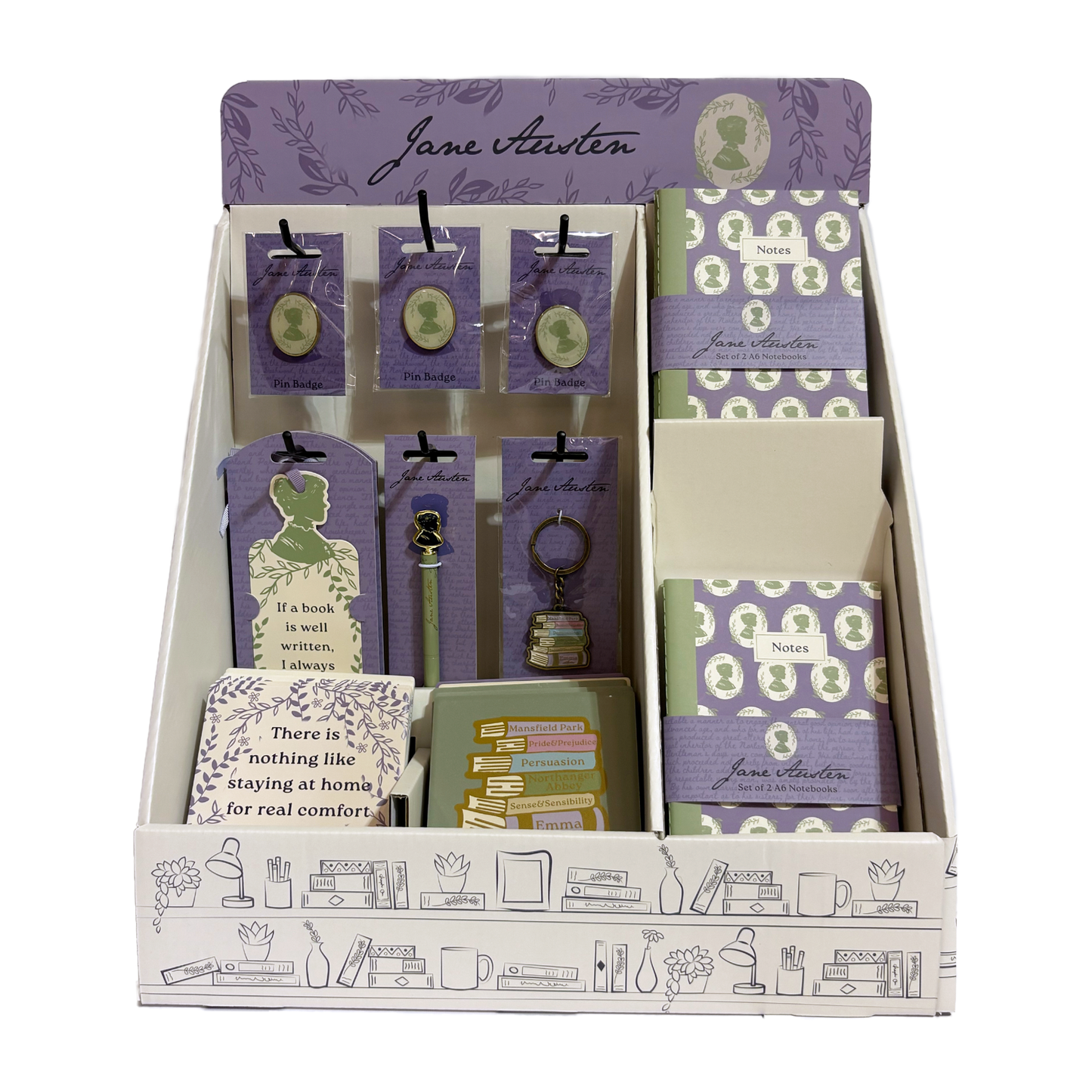Mixed Counter Top Display - Jane Austen